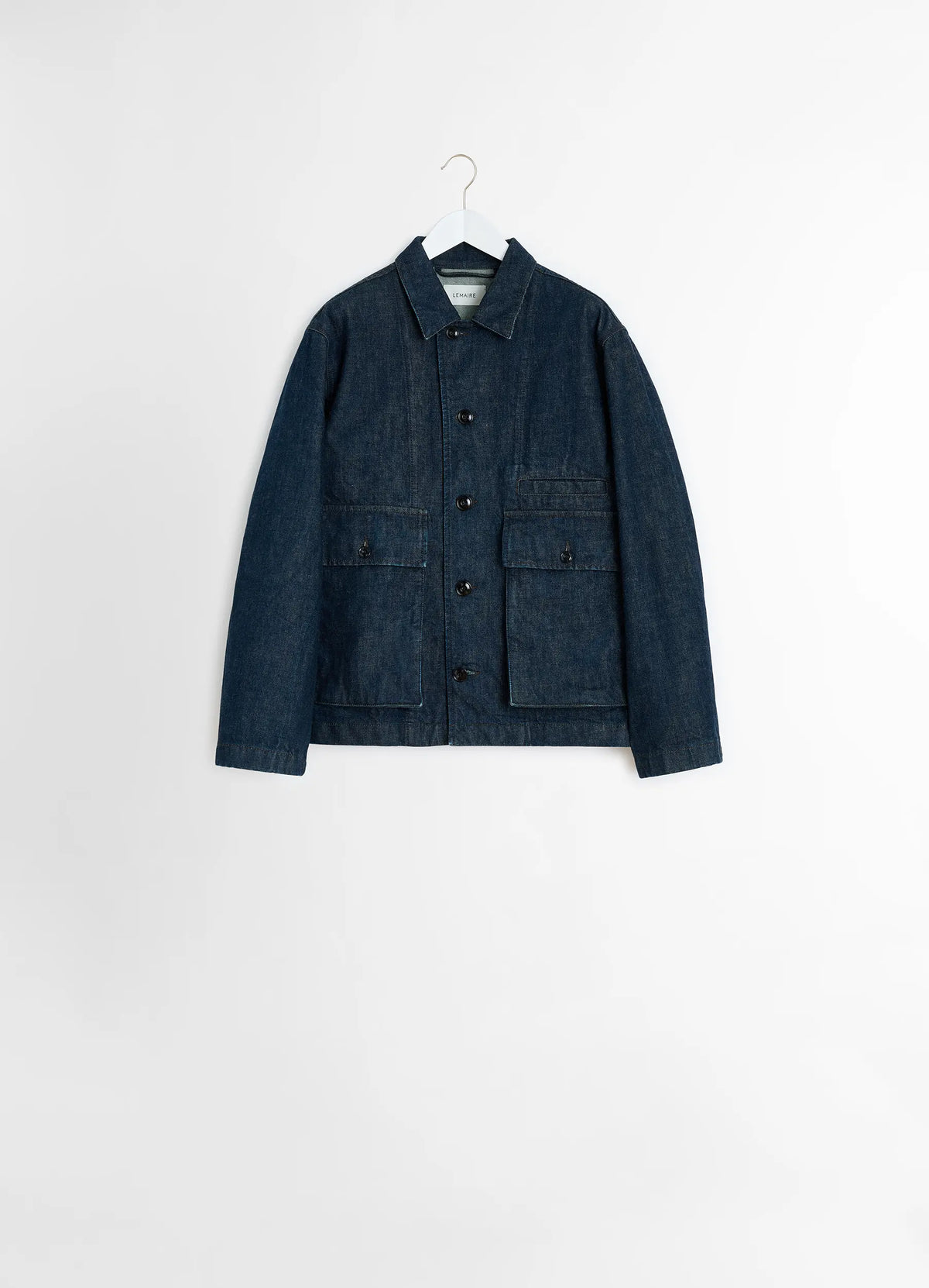 ジャケット・アウター LEMAIRE DENIM WORKWEAR JACKET sizeS LEMAIRE: Black Denim Trucker Jacket | SSENSE