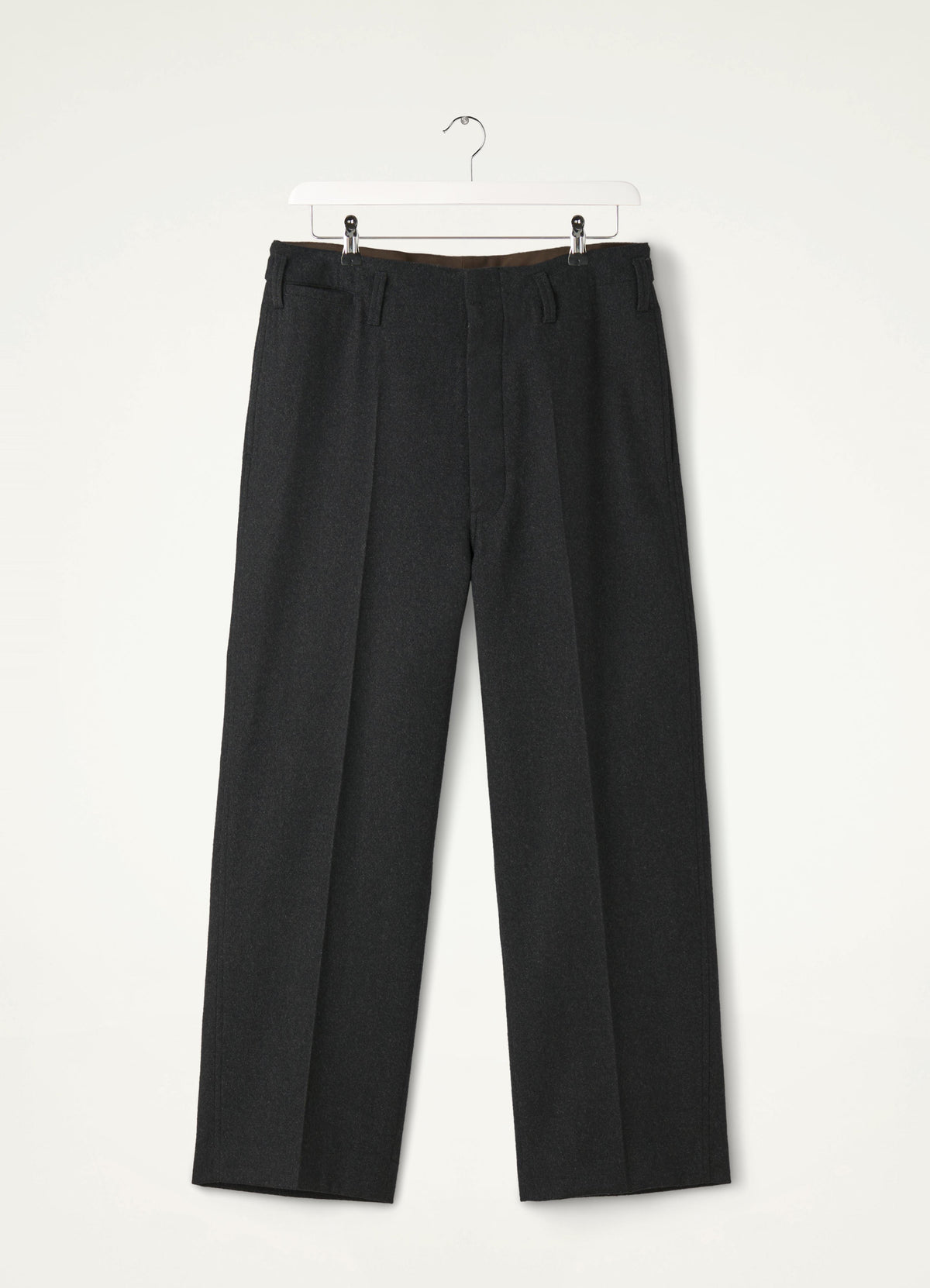 MAXI CHINO PANTS - Penguin - Wool Cotton Twill - Men | LEMAIRE