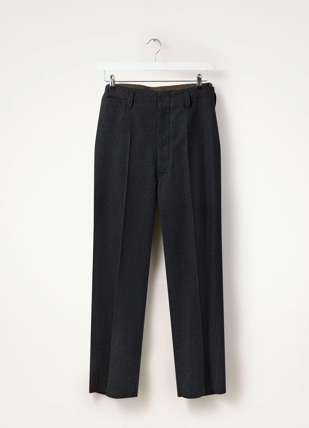 MAXI CHINO PANTS - Penguin - Wool Cotton Twill - Men | LEMAIRE