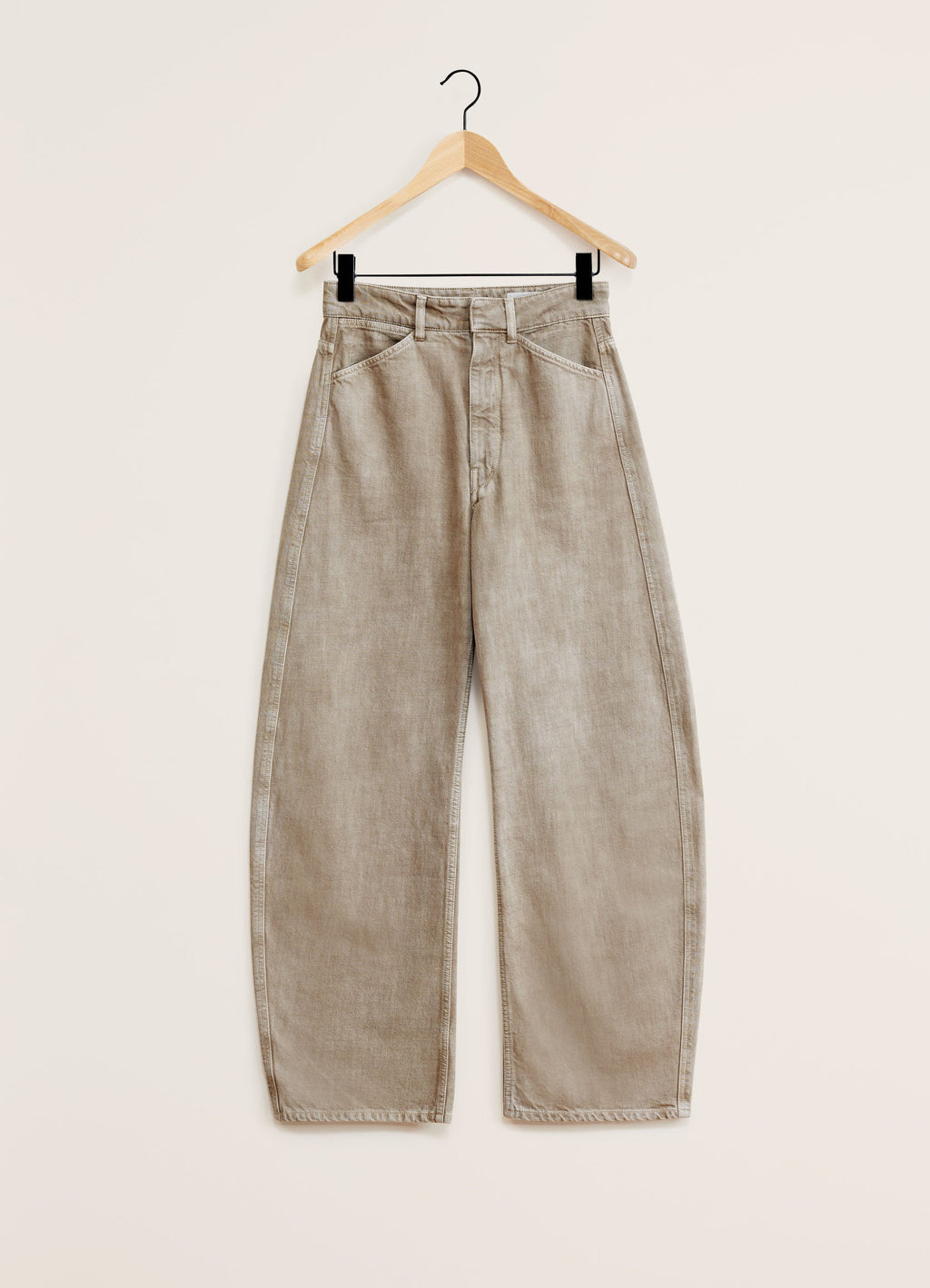 하이웨이스트 커브 팬츠