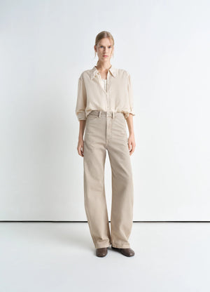 GEBOGENE HOSE MIT HOHER TAILLE