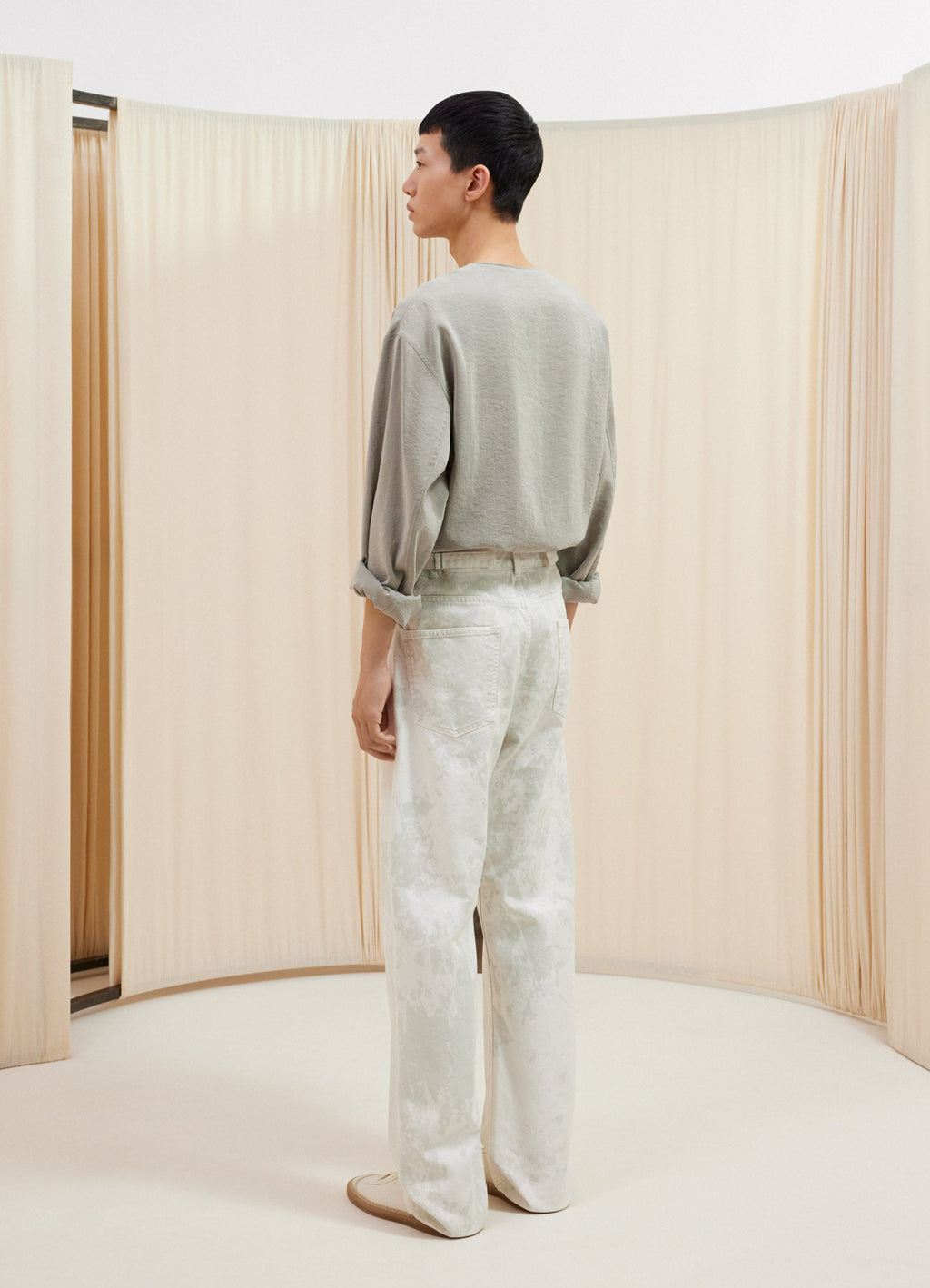 カーブ 5ポケット パンツ