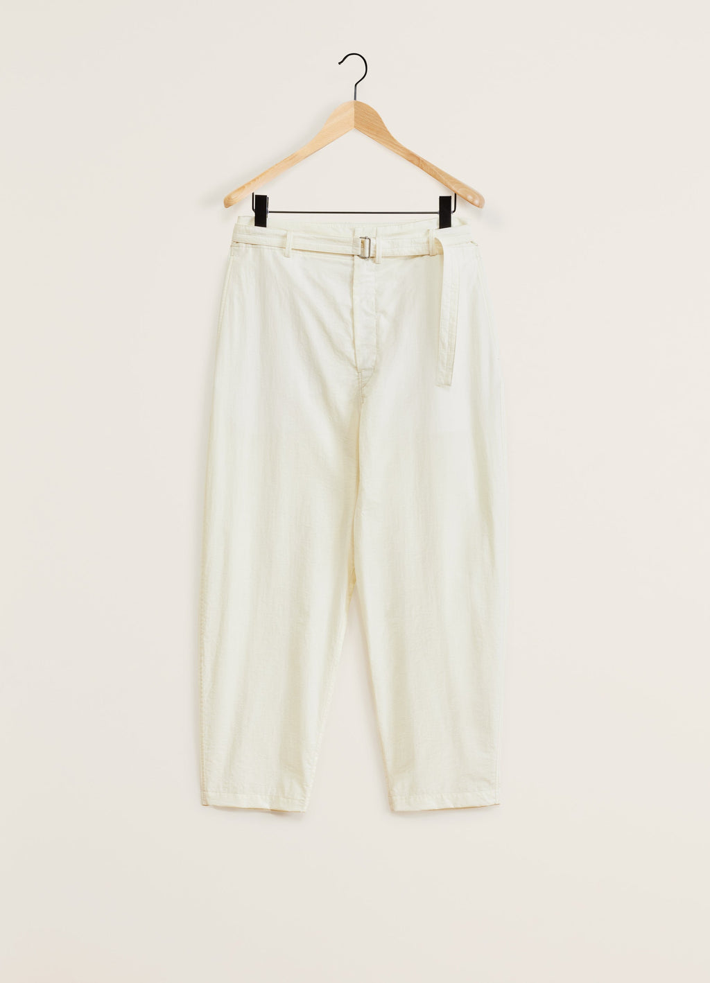 ベルト付きキャロットパンツ