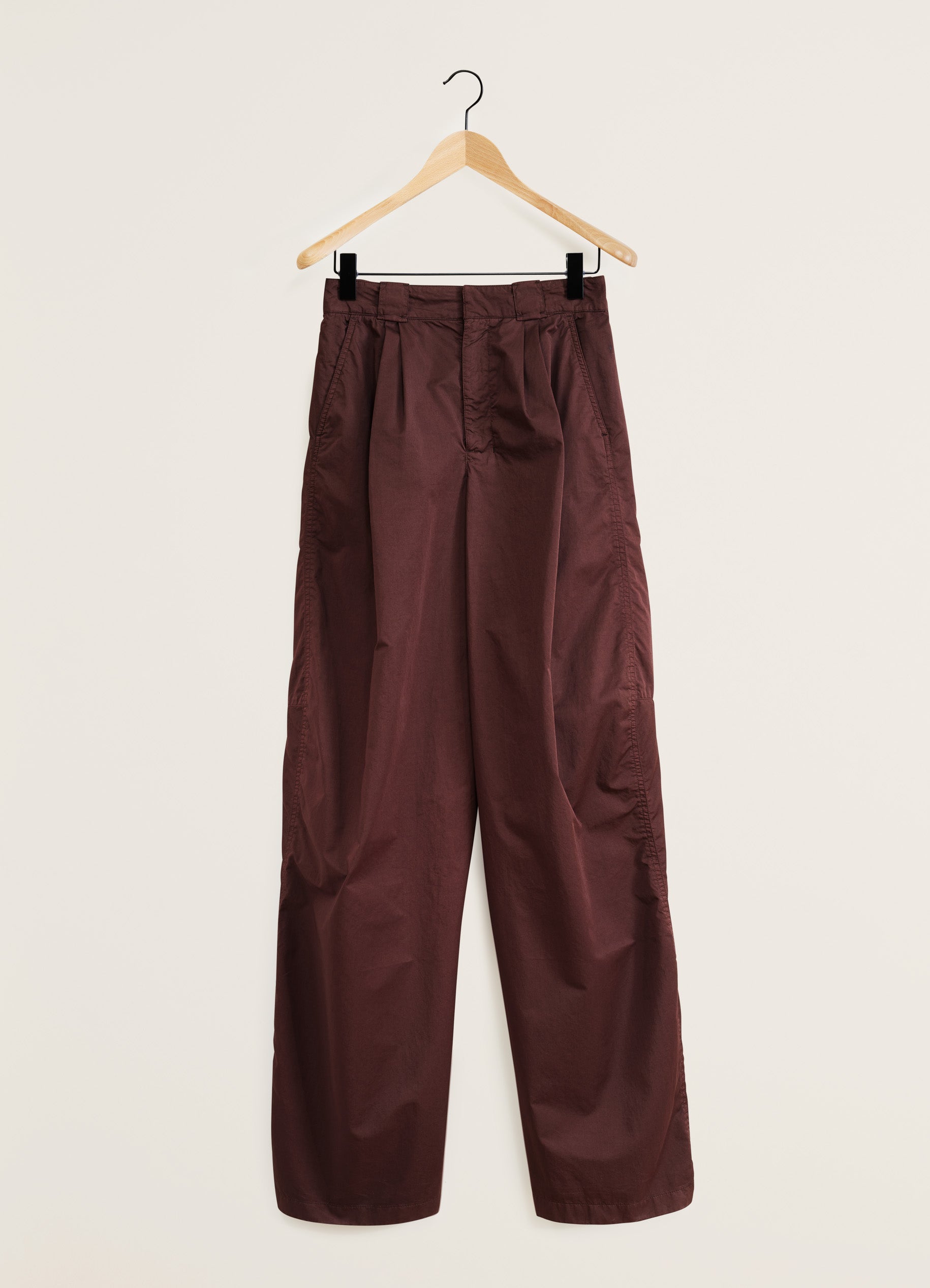 Wide-Leg Pants in Cocoa Bean | LEMAIRE