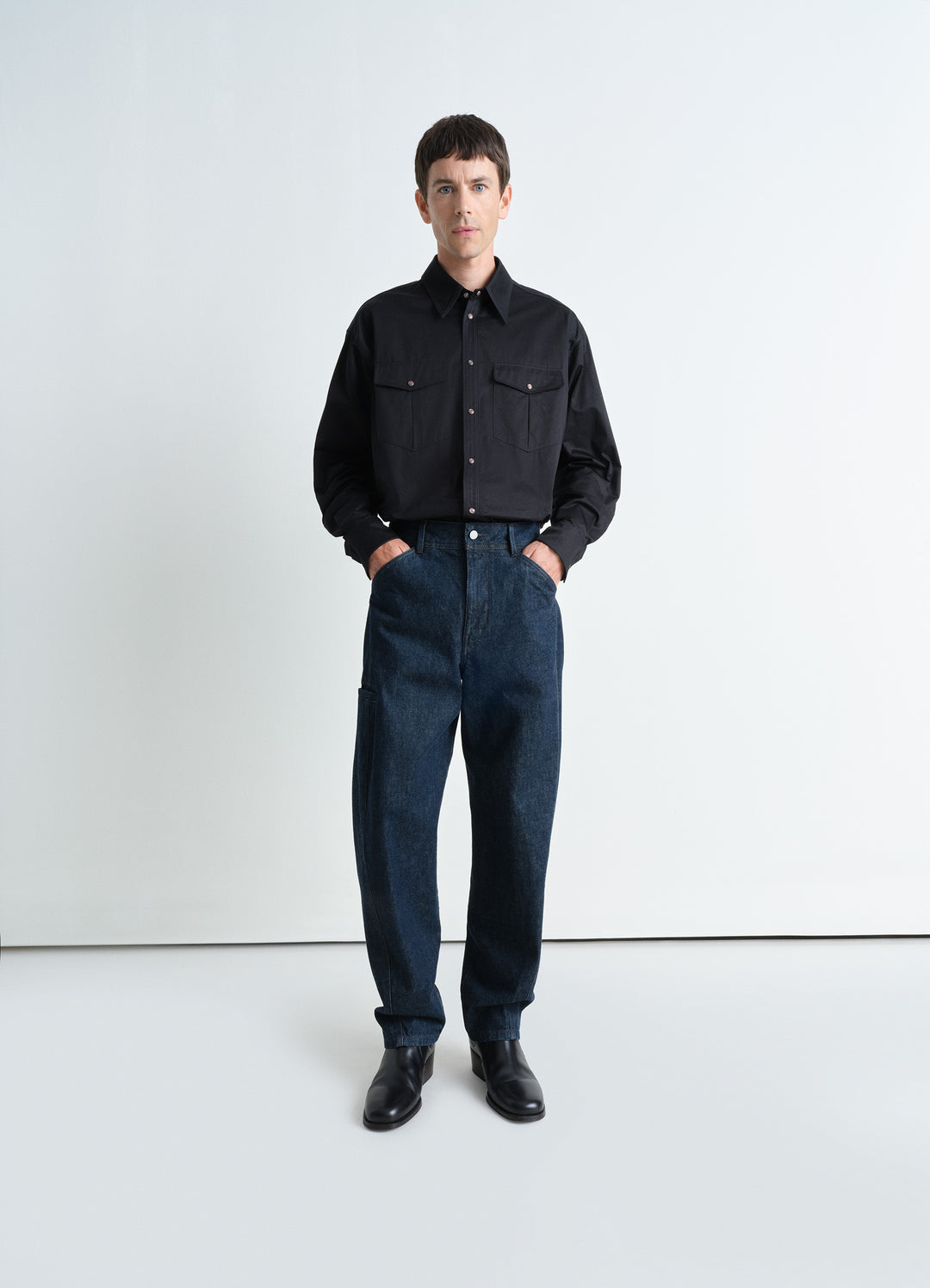 ツイスト ワークウェア パンツ - Denim Indigo - ヘビーインディゴ 