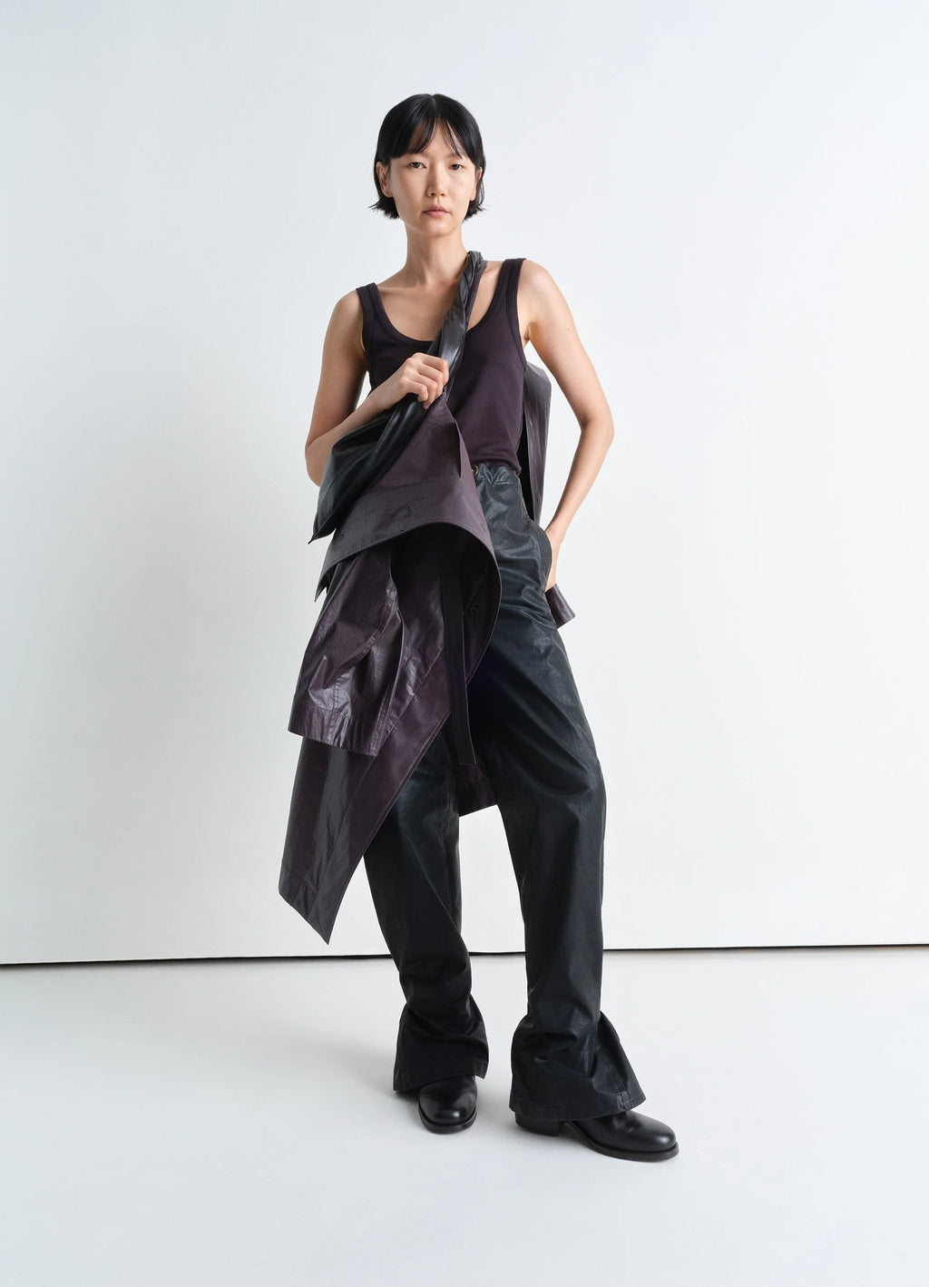 ストレート レイン パンツ