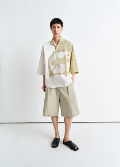 christophe lemaire BERMUDA MAXI À PLIS