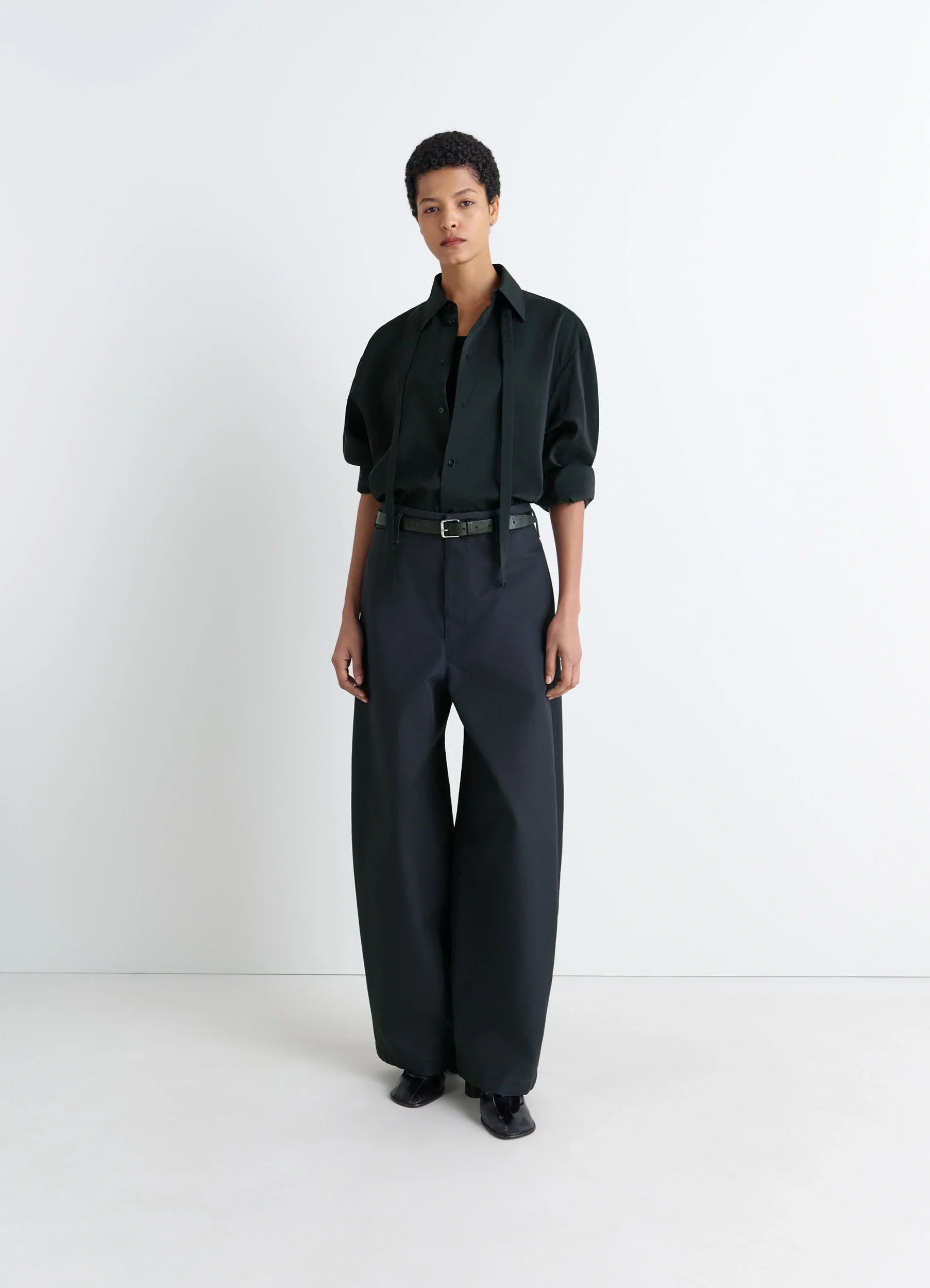 LEMAIRE チノパン L LEMAIRE Big Chino Trousers | Neutrals | FARFETCH