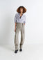 Lemaire Curved Tailored Pants in Tropical Wool Blend, model shot, Front view Oversized wide leg fit