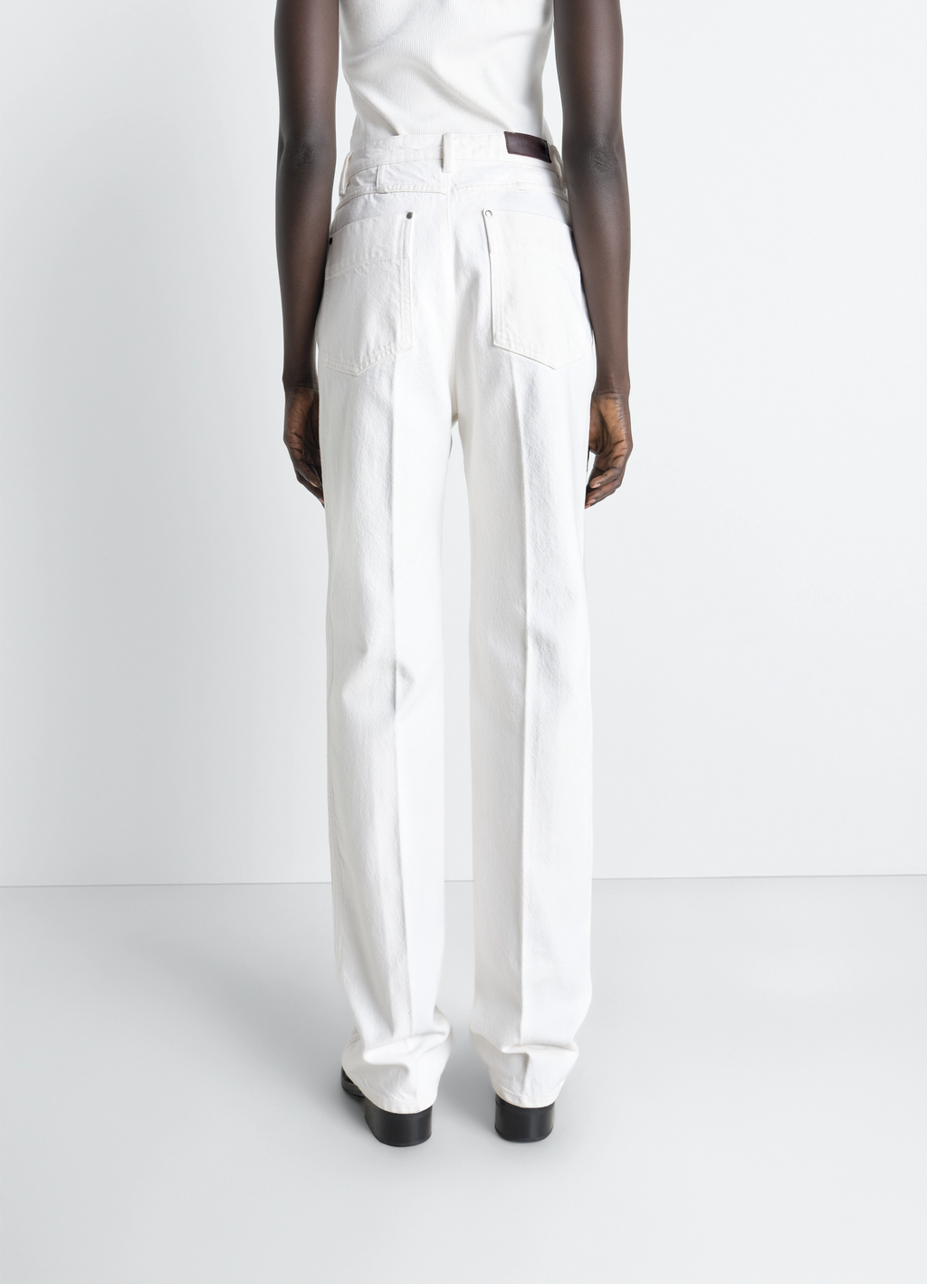 ハイウエストストレートパンツ