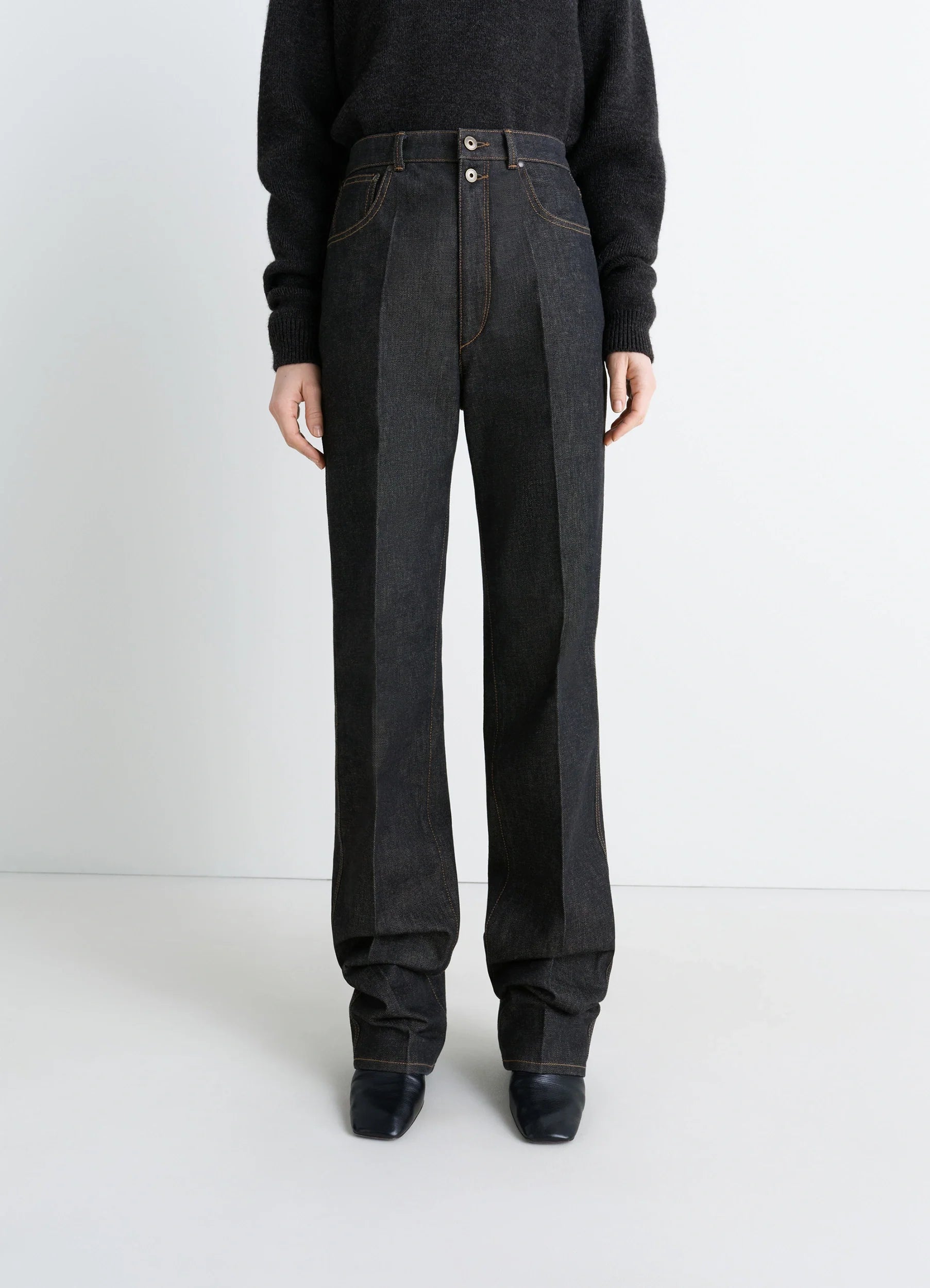 パンツ LEMAIRE Women Straight Pants PA1199 LD1031BK999 Black パンツ LEMAIRE Women Straight Pants PA1199 LD1031BK999 Black