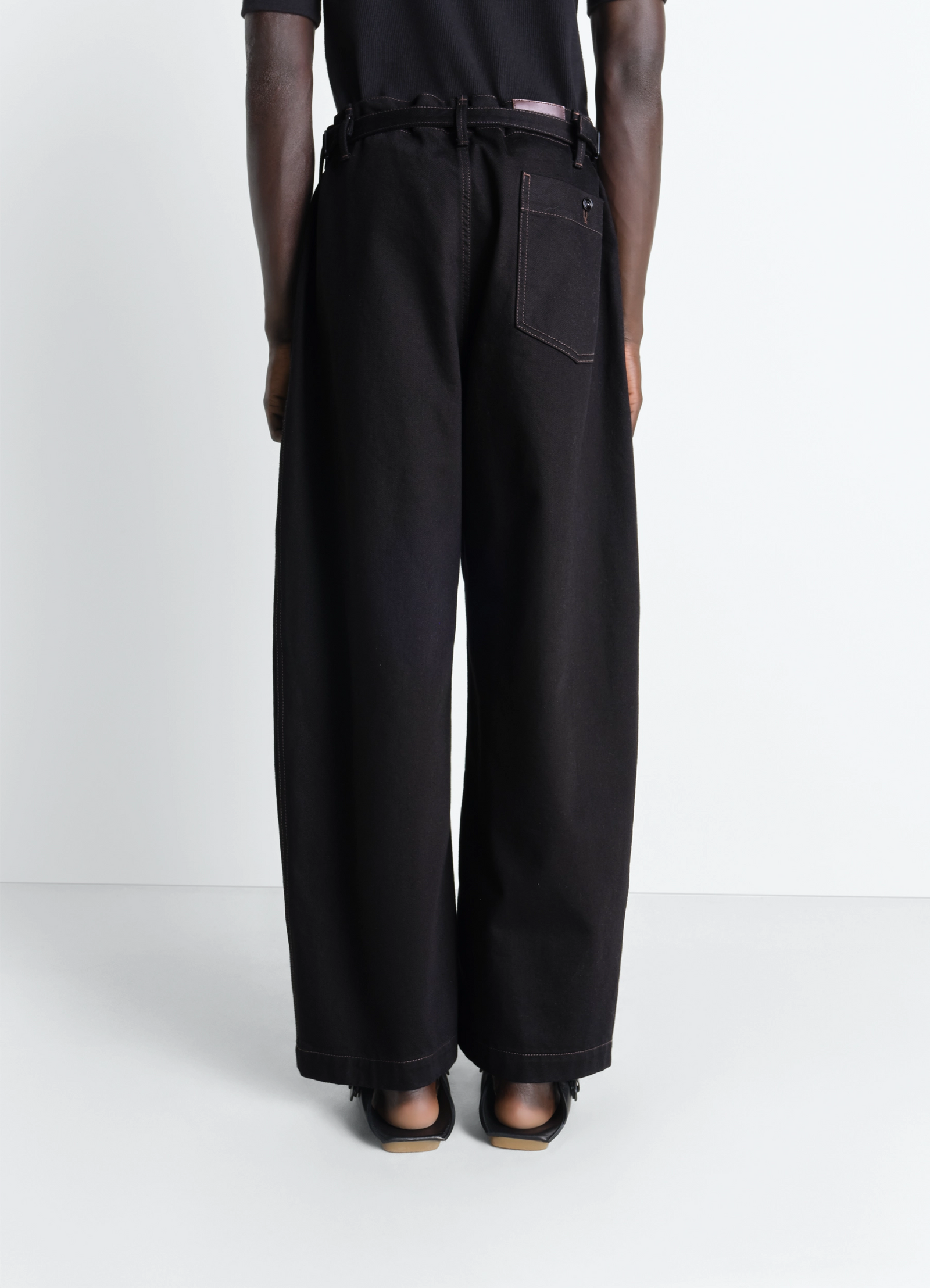 Maxi workwear pants in denim