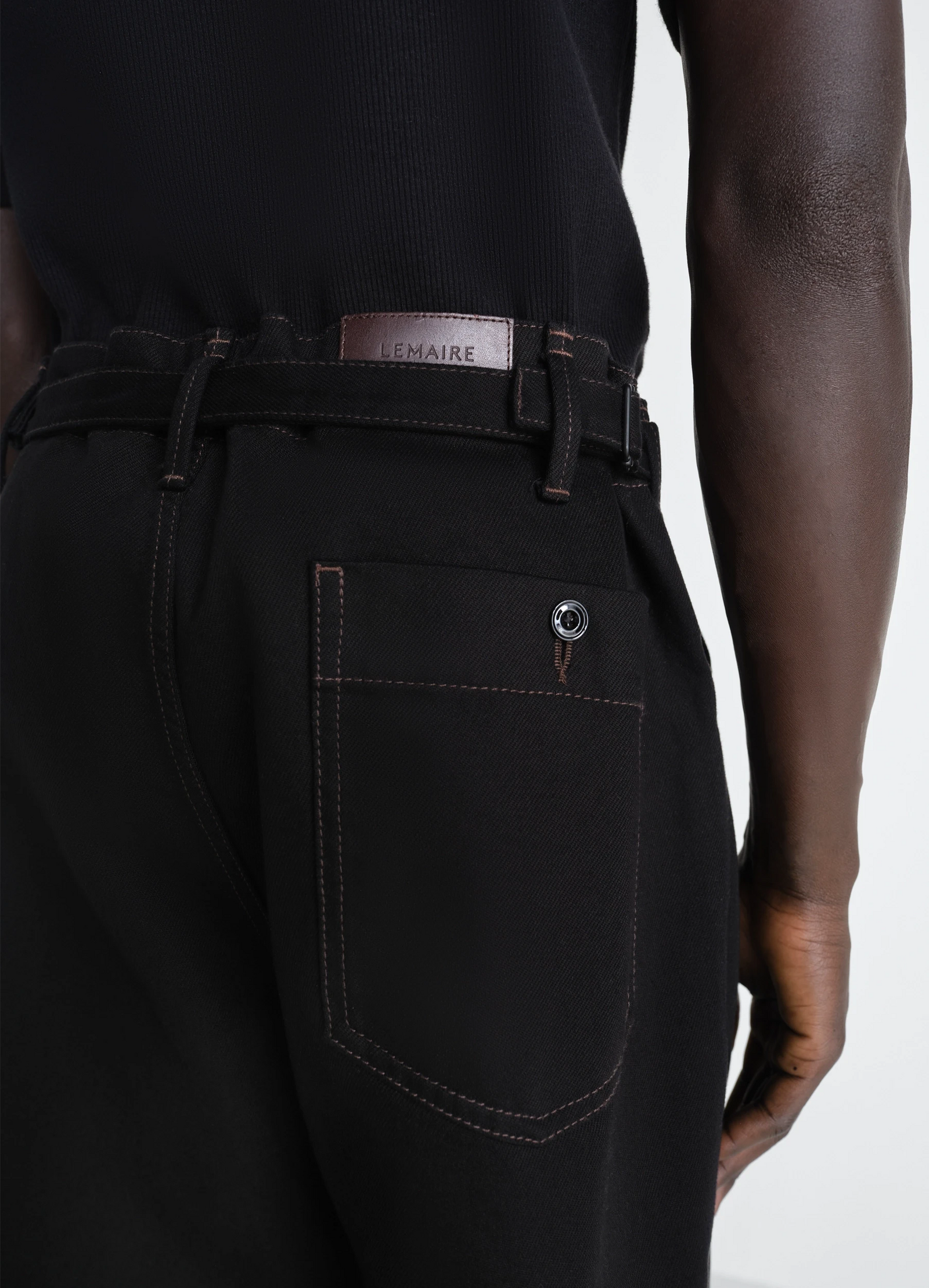 Maxi workwear pants in denim