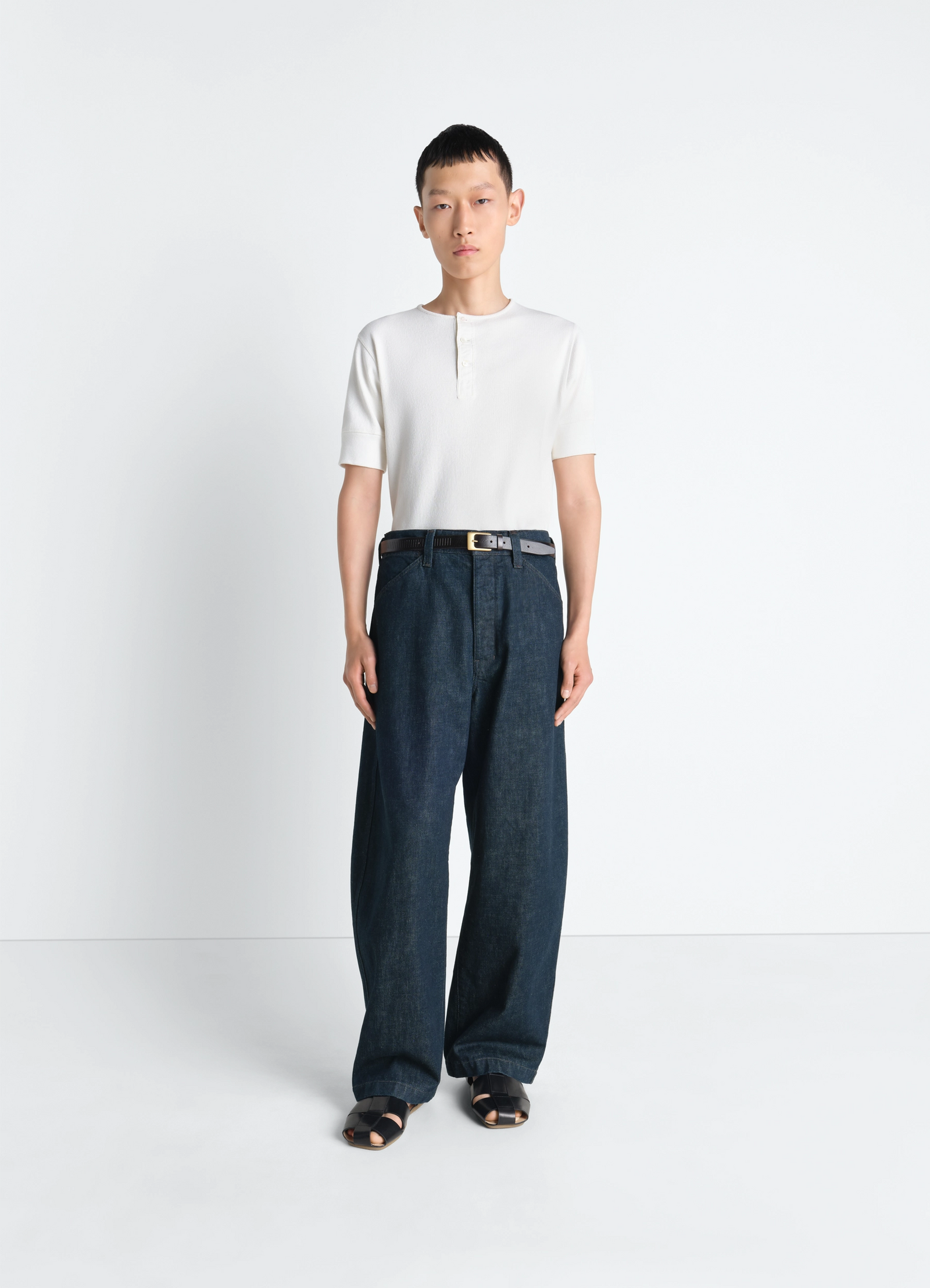 Maxi workwear pants in denim