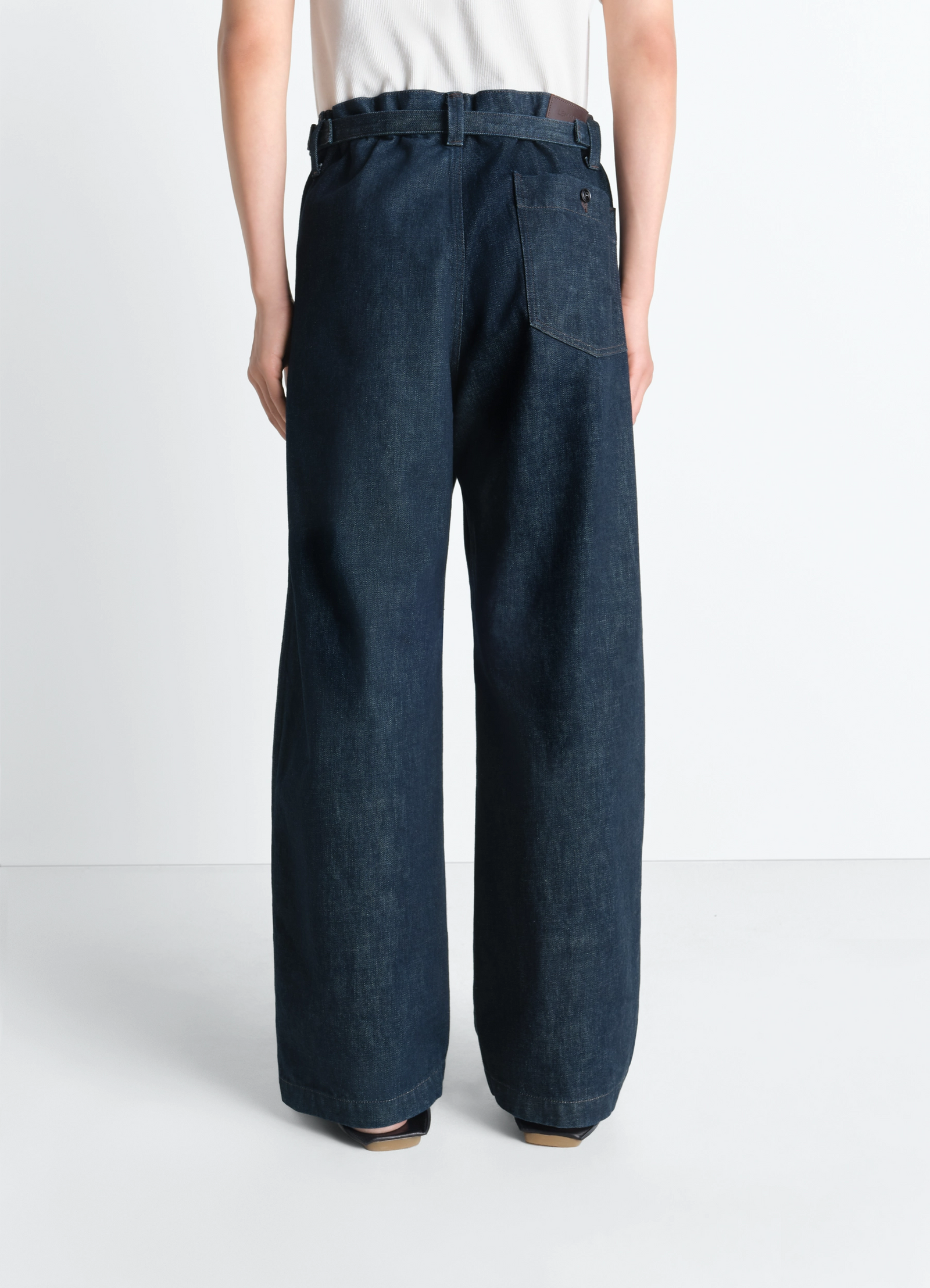Maxi workwear pants in denim