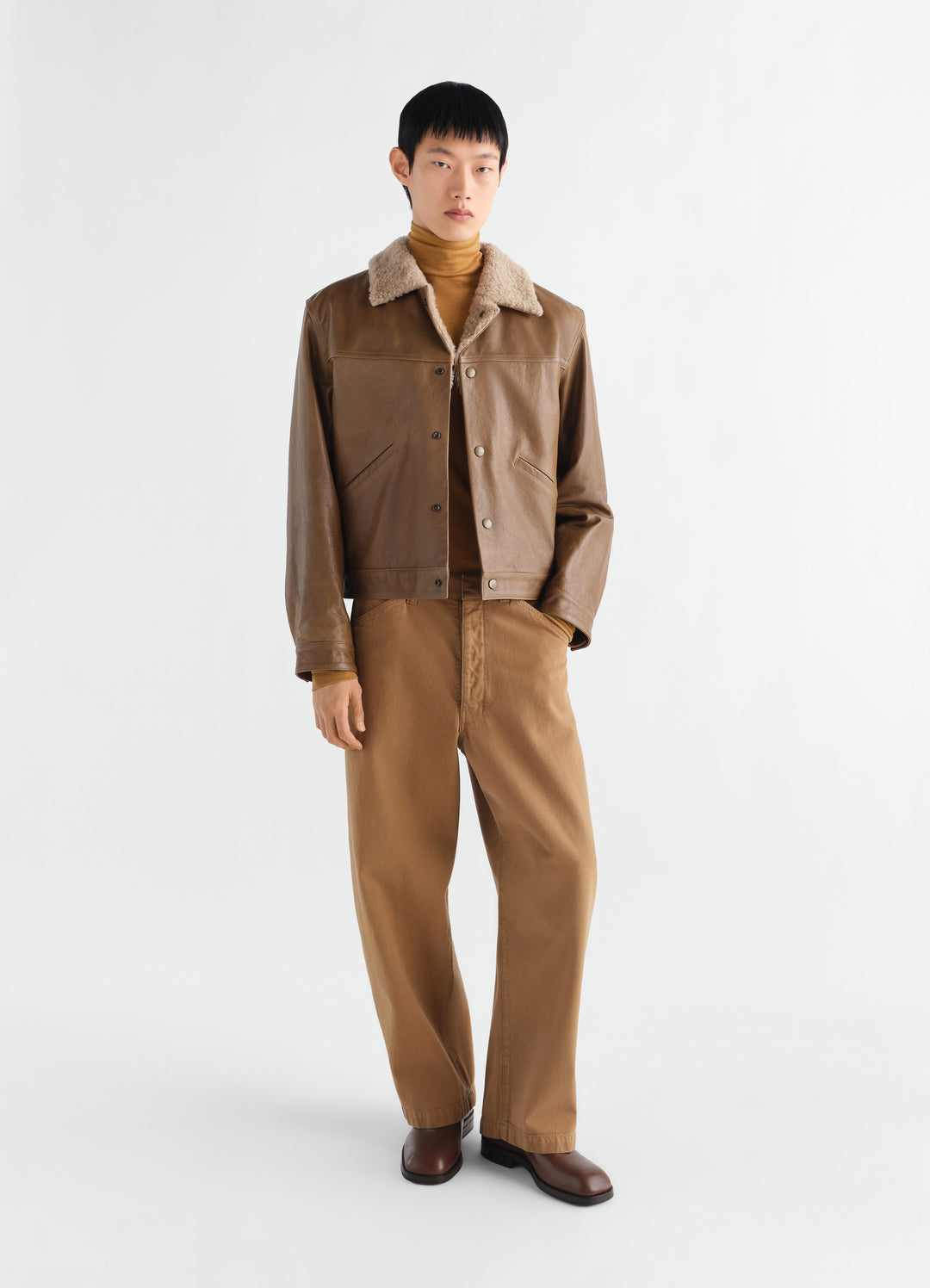 OVERSIZED WORKWEAR PANTS IN HEAVY GARMENT-DYED BROKEN TWILL