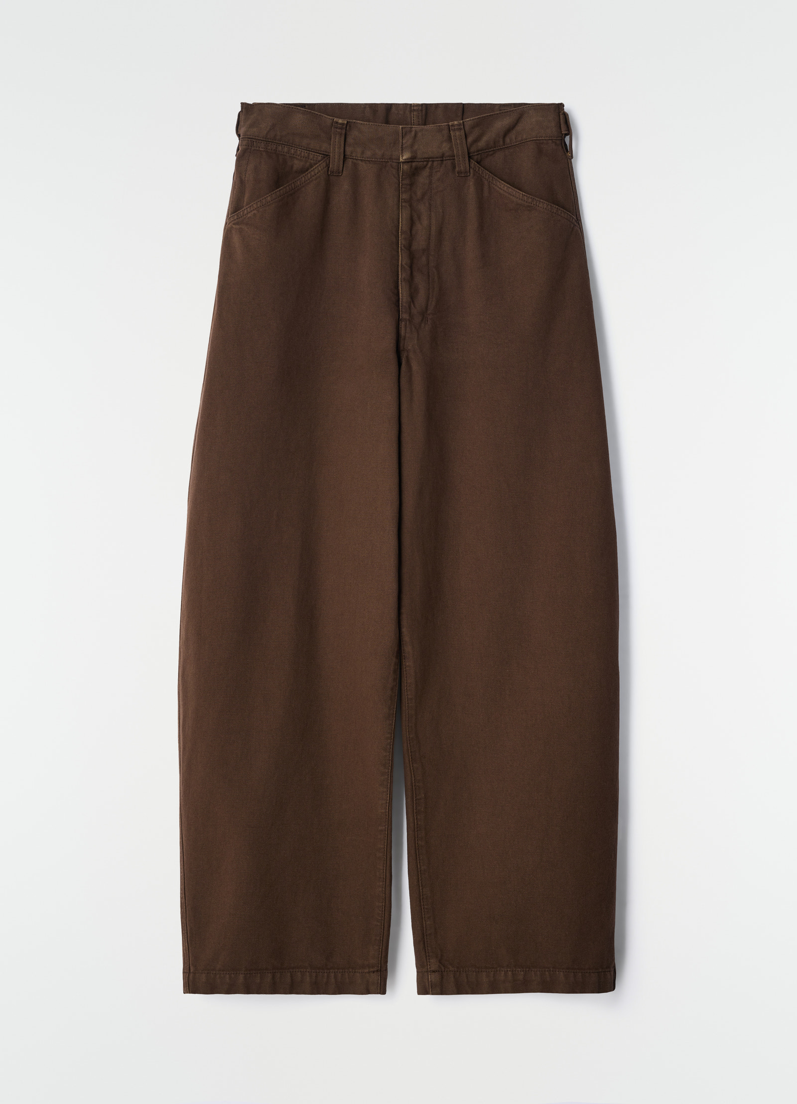 Oversized workwear pants in heavy garment-dyed broken twill