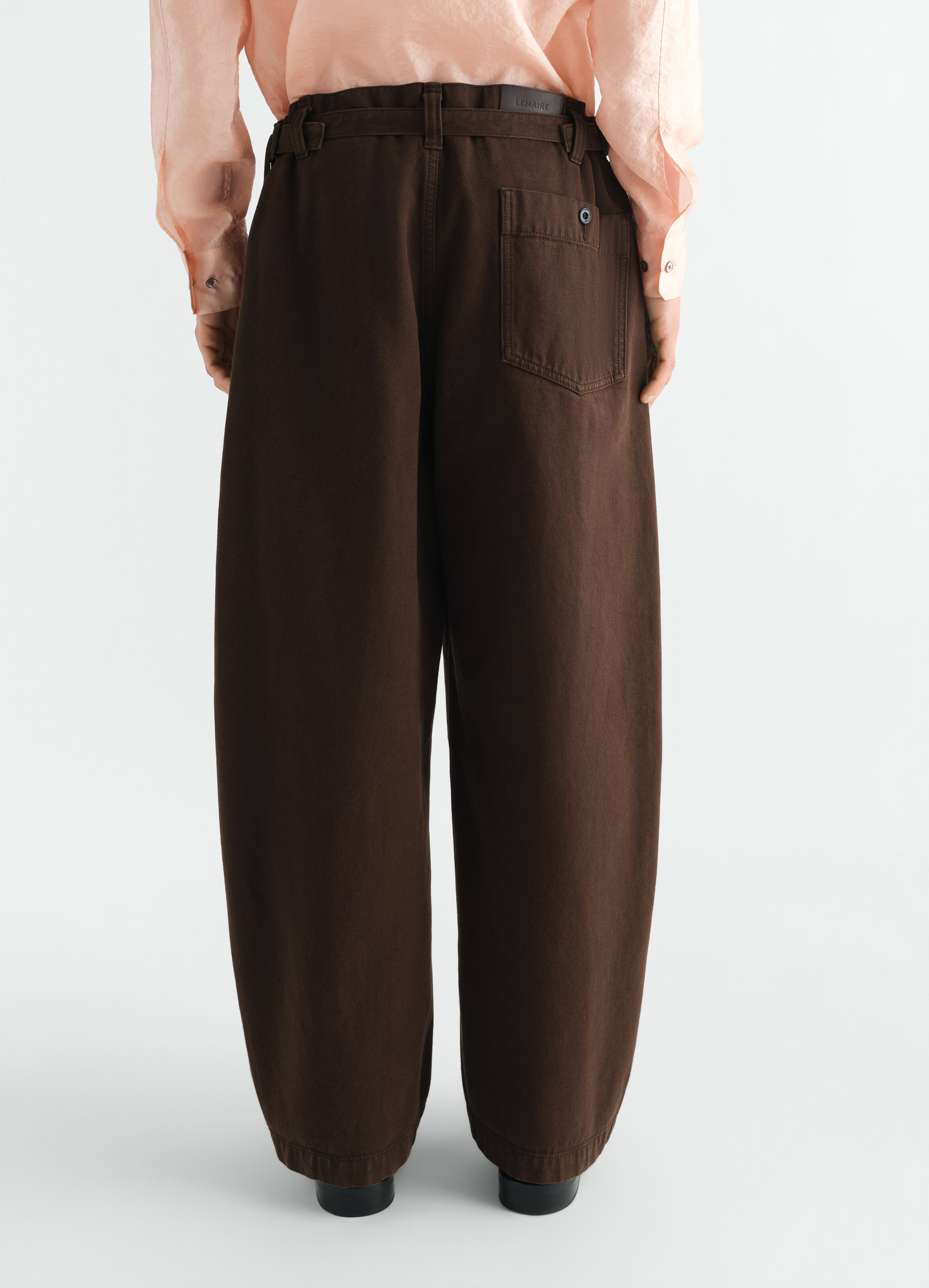 Oversized workwear pants in heavy garment-dyed broken twill