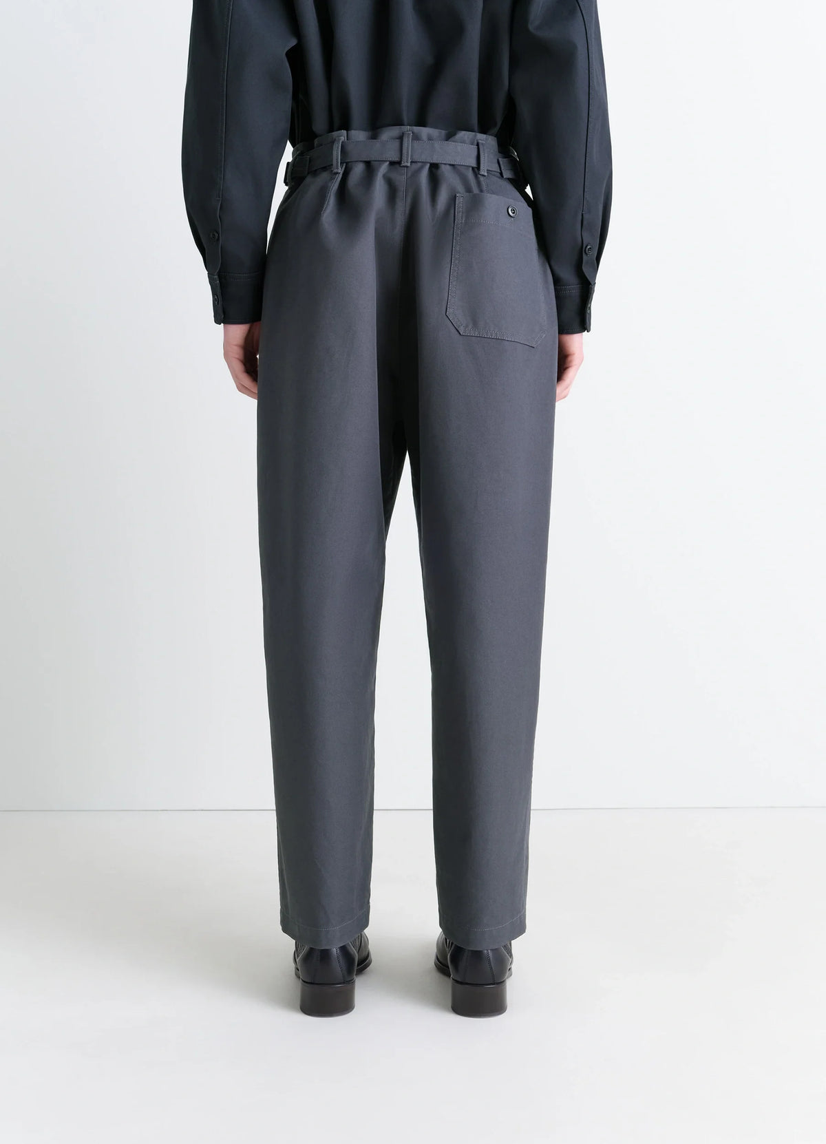 CARROT PANTS - Graphite Blue - Heavy Cotton Twill - Men | LEMAIRE