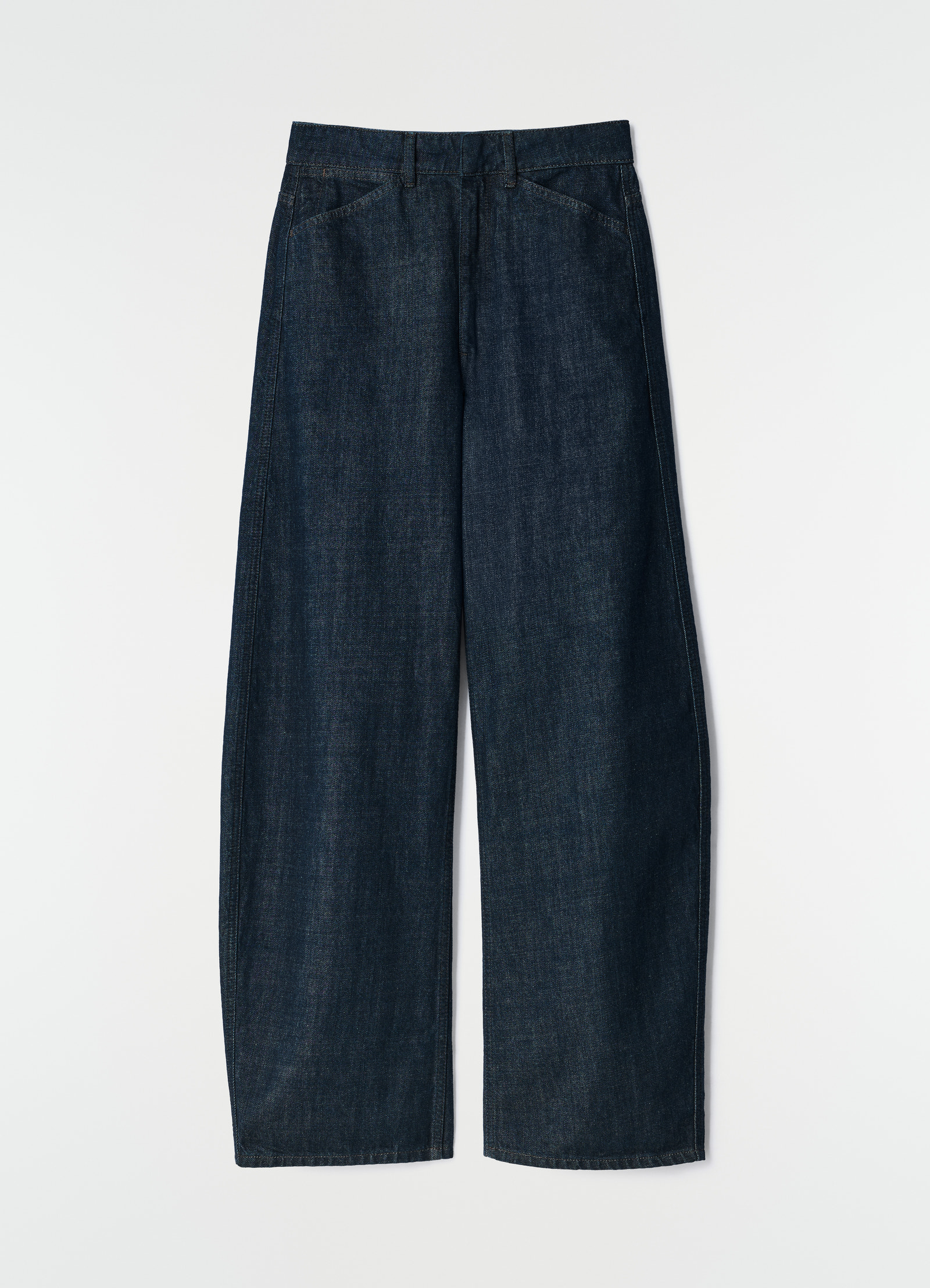 Pantalon arrondi taille haute