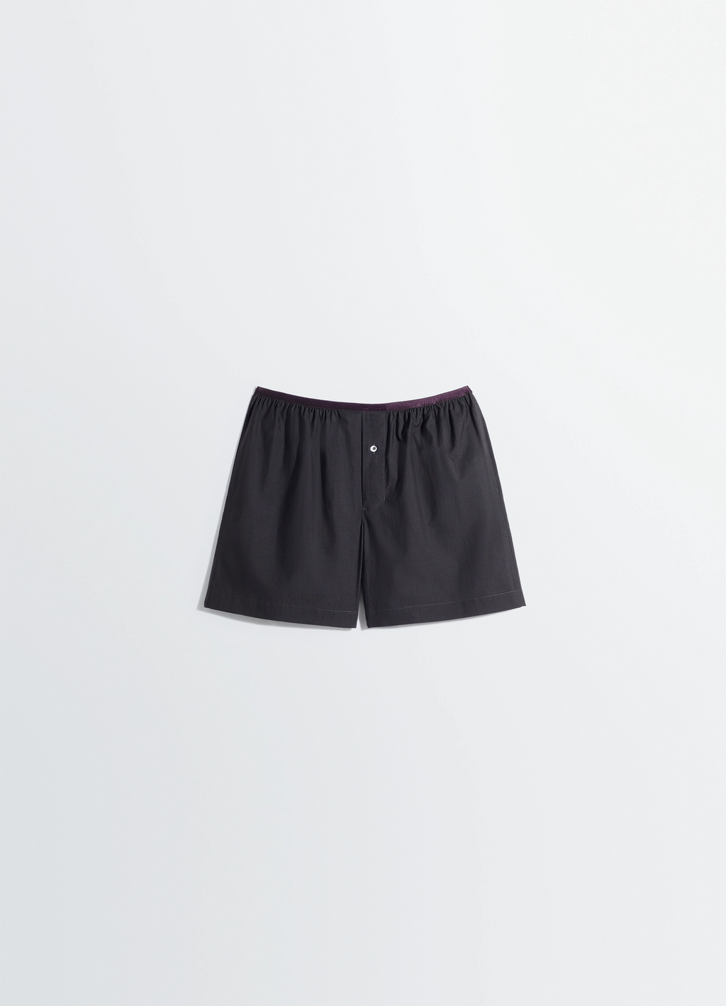 Boxer shorts in washed cotton silk