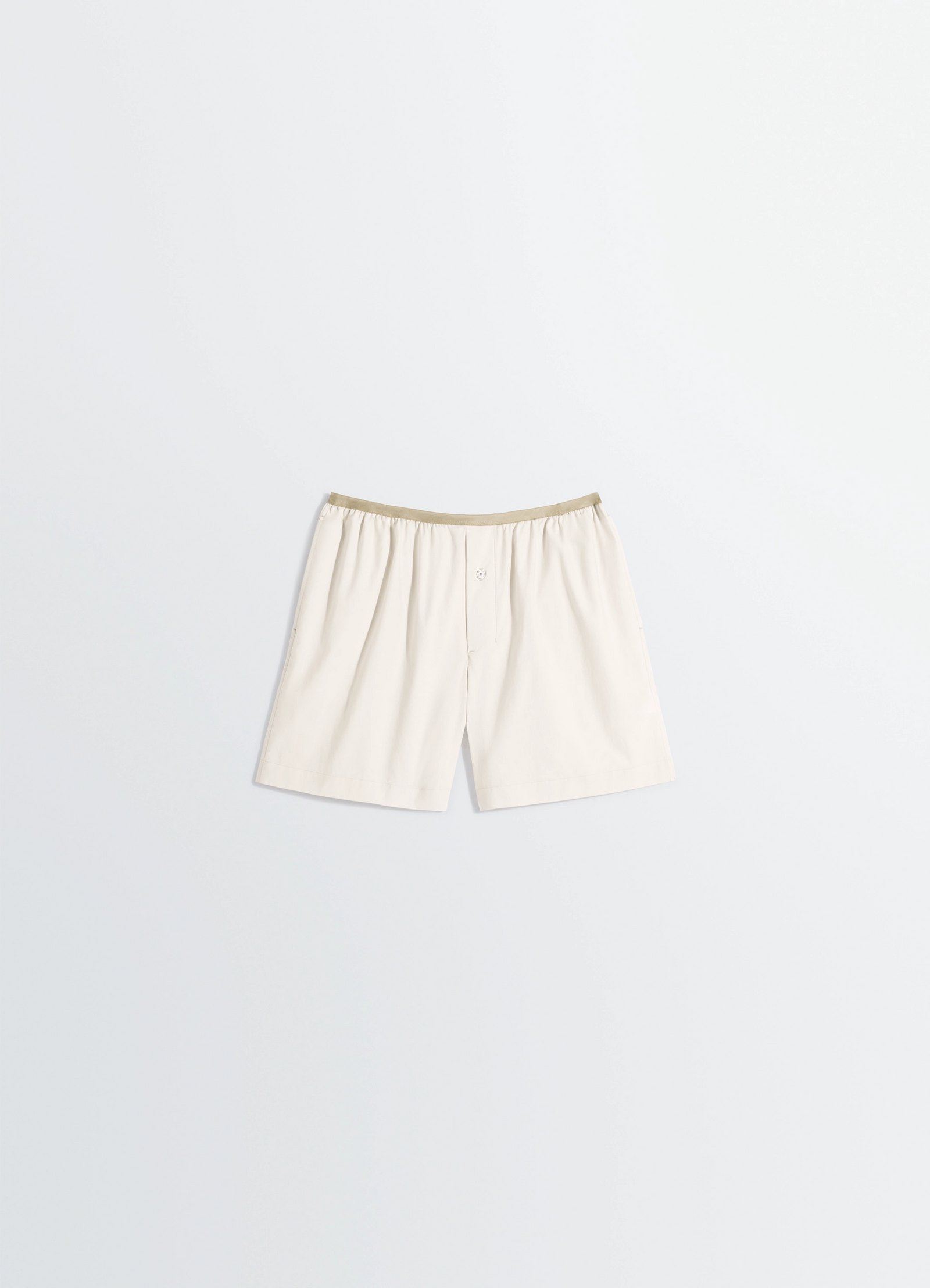 Boxer shorts in washed cotton silk
