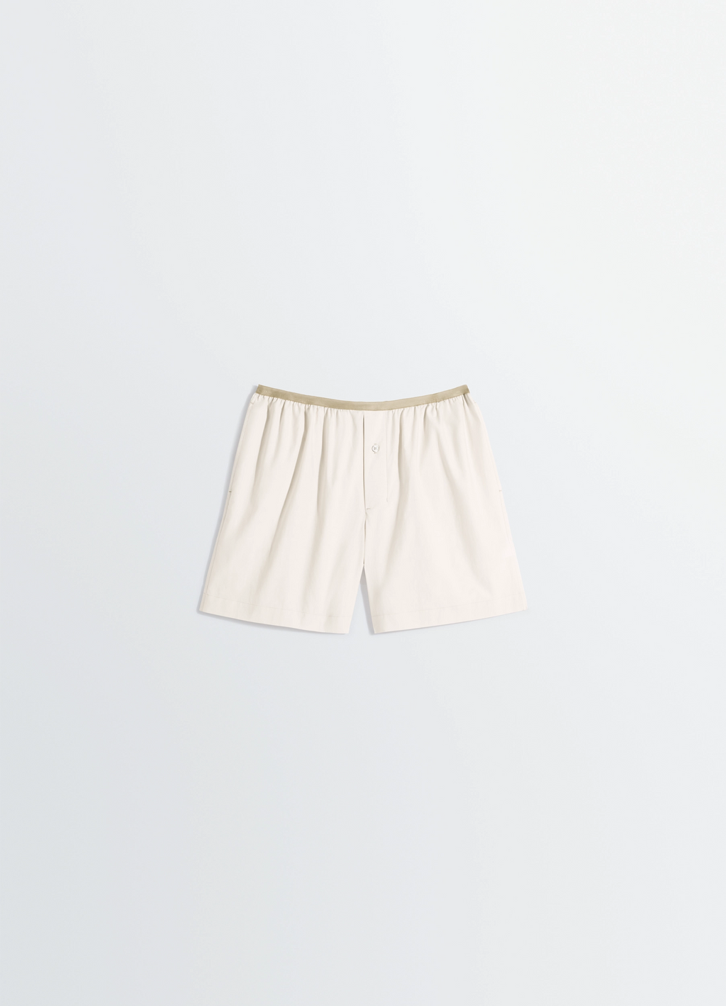 Boxer shorts in washed cotton silk
