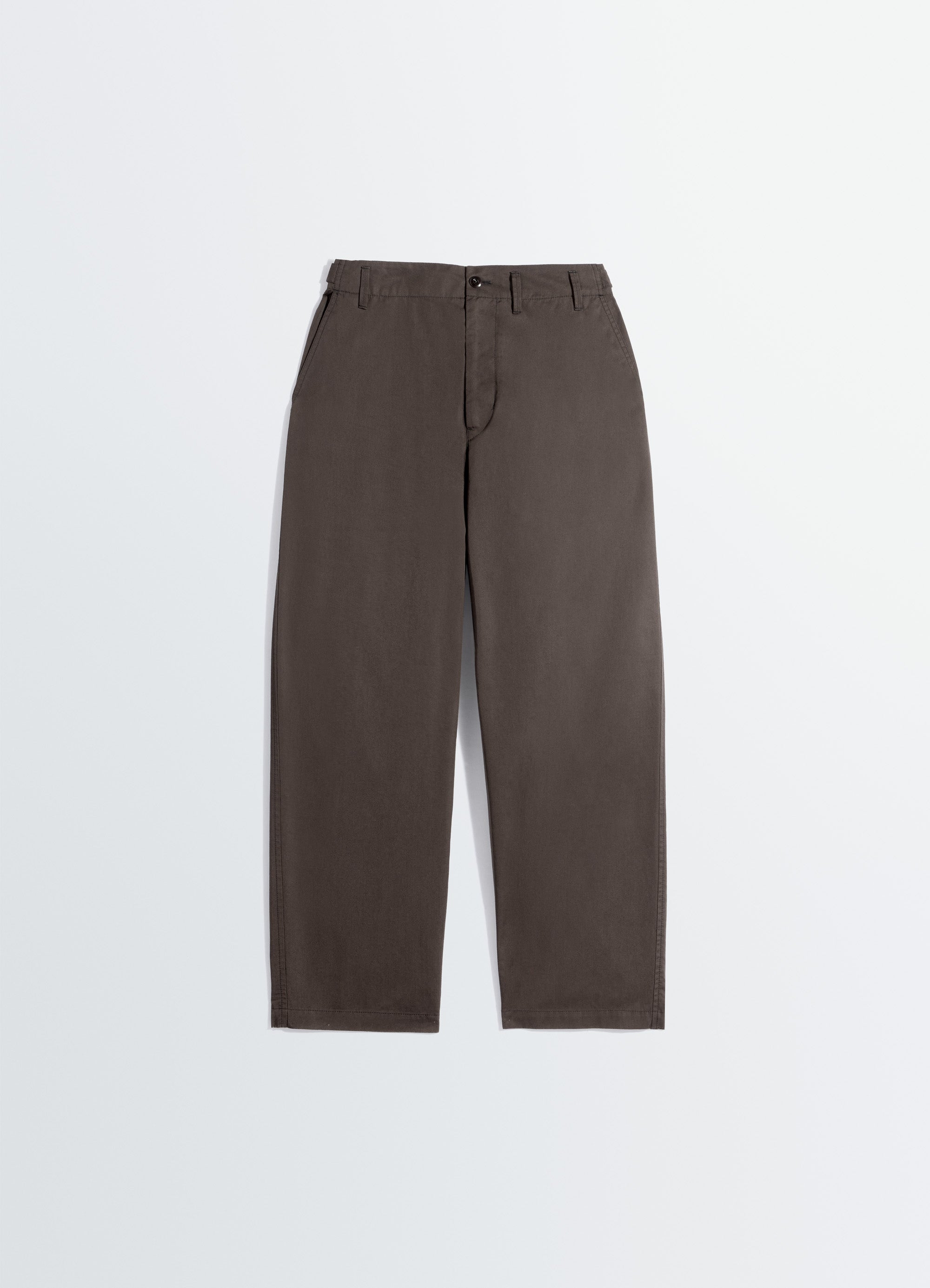 TAPERED WORKWEAR PANTS IN COTTON TWILL - Ristretto - Cotton Twill