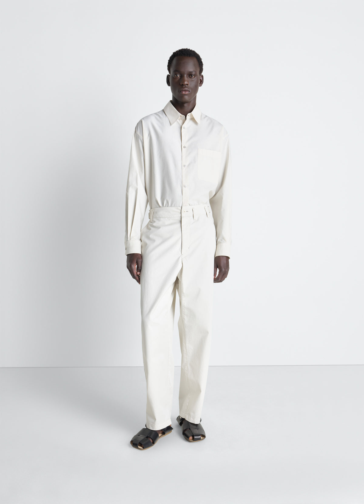 SCHMAL ZULAUFENDE ARBEITSHOSEN AUS BAUMWOLLKÖPER