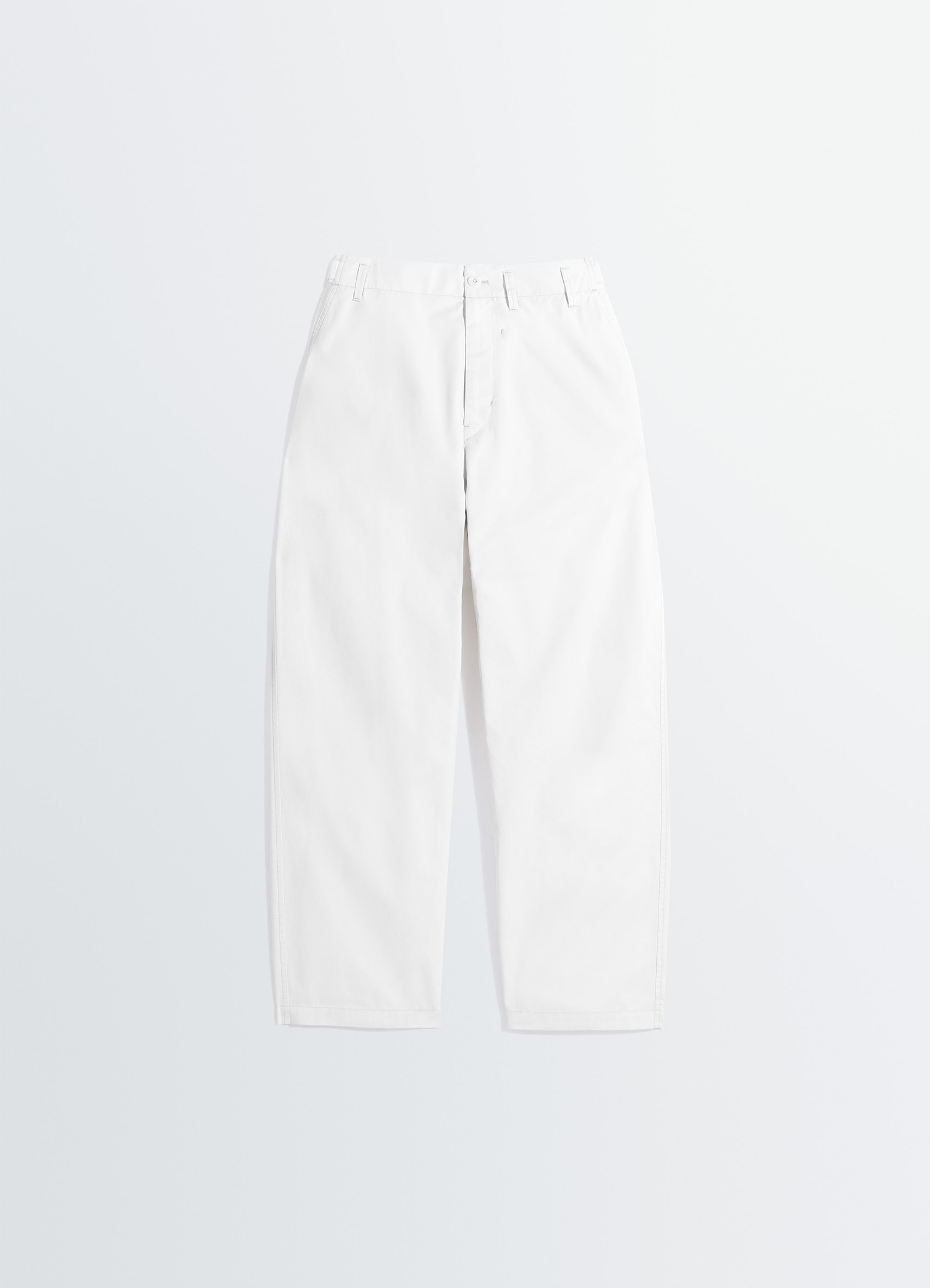 Schmal zulaufende arbeitshosen aus baumwollköper