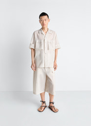 CARGO EASY SHORTS IN WASHED TECHNICAL COTTON