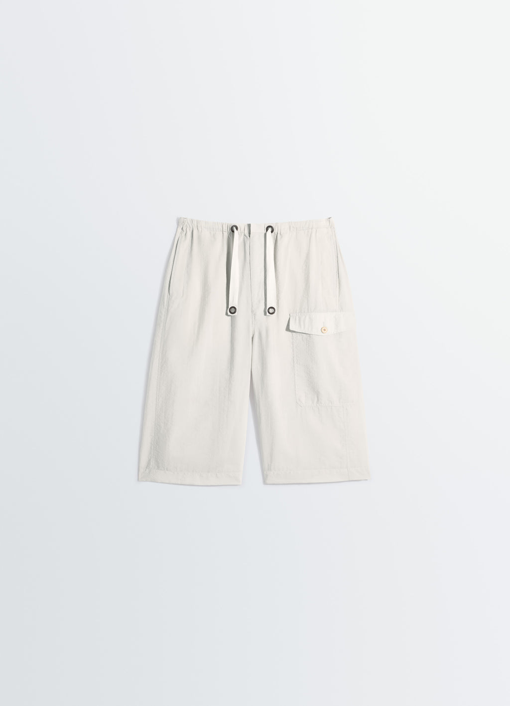 Cargo easy shorts in washed technical cotton
