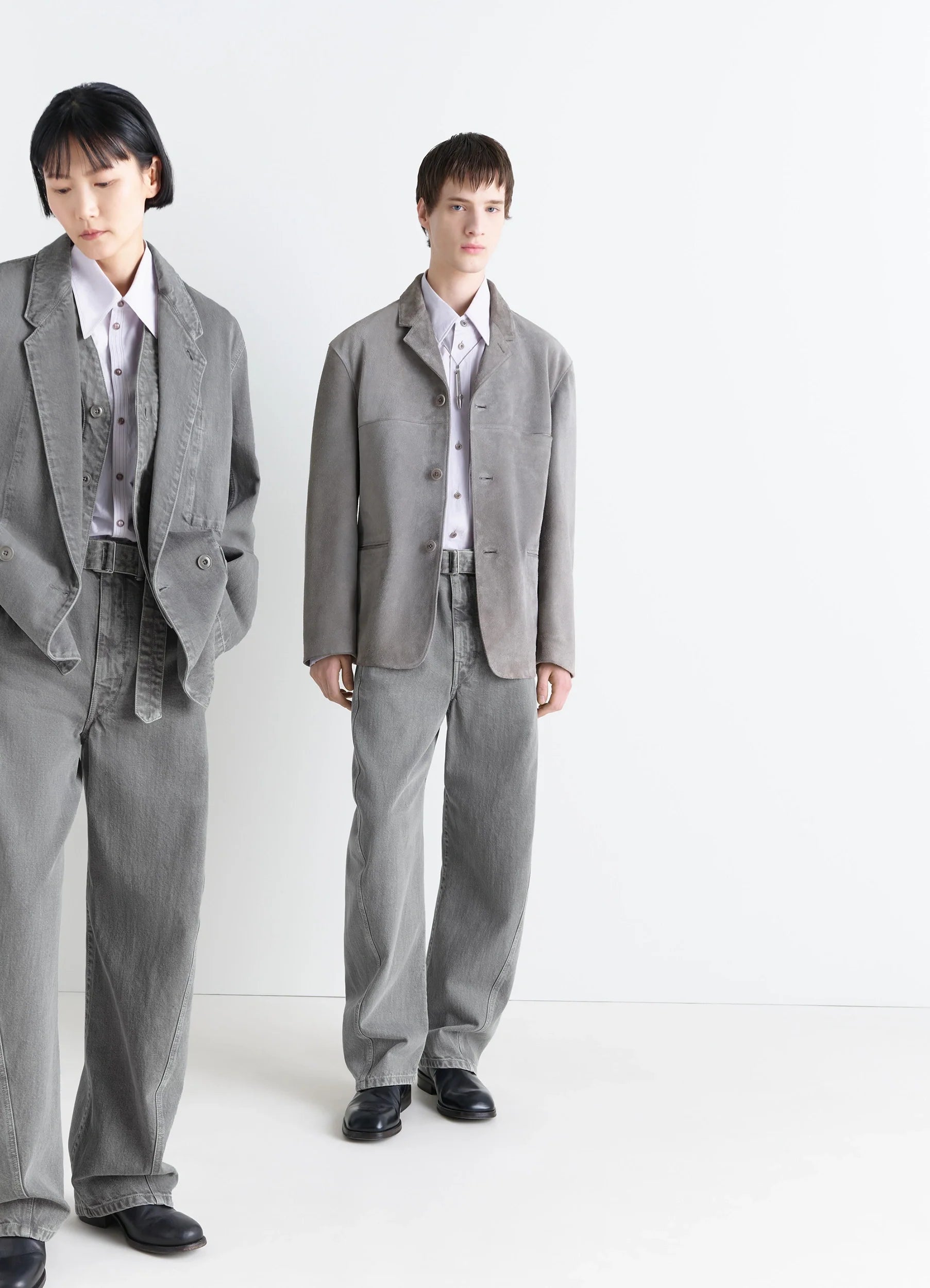 Heather Twisted Belted Pants | LEMAIRE Heather Twisted Belted Pants | LEMAIRE