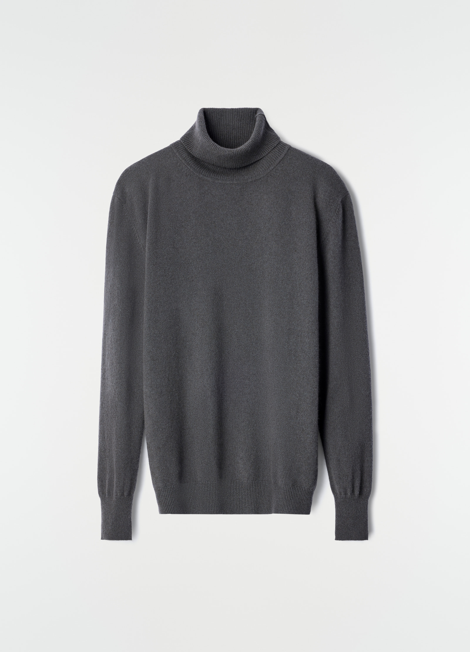 Stand-collar sweater in cashmere