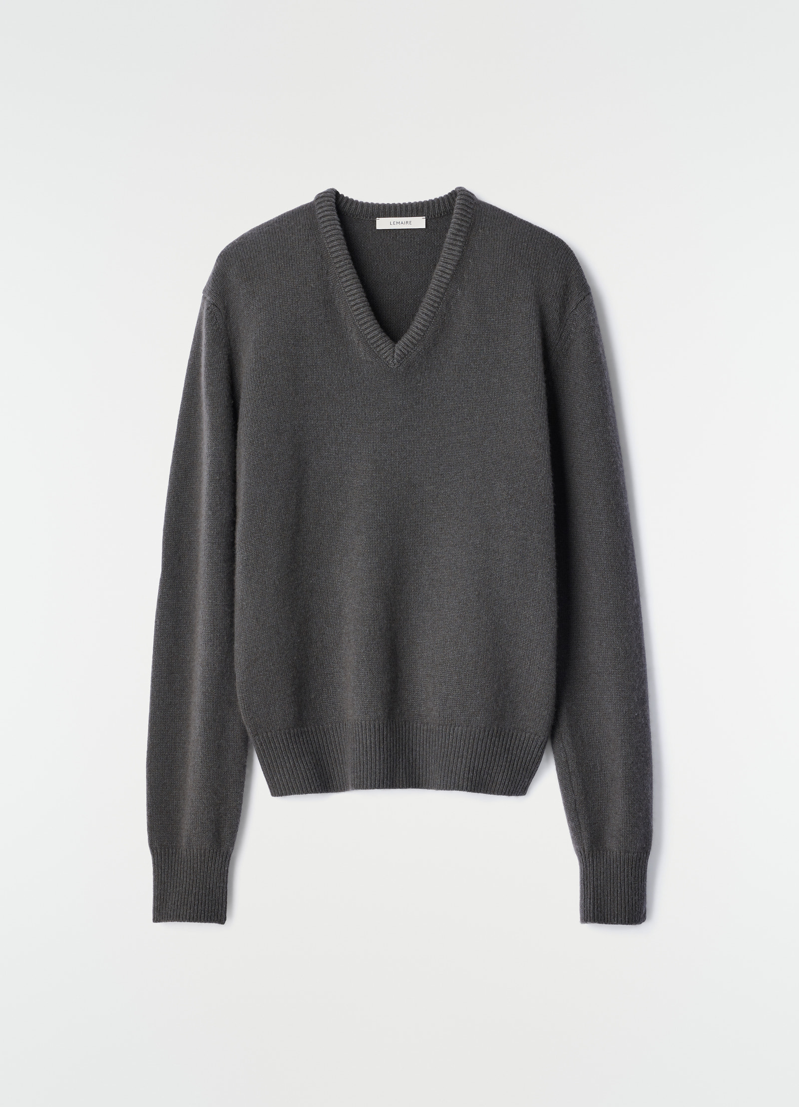 V-neck sweater in cashmere