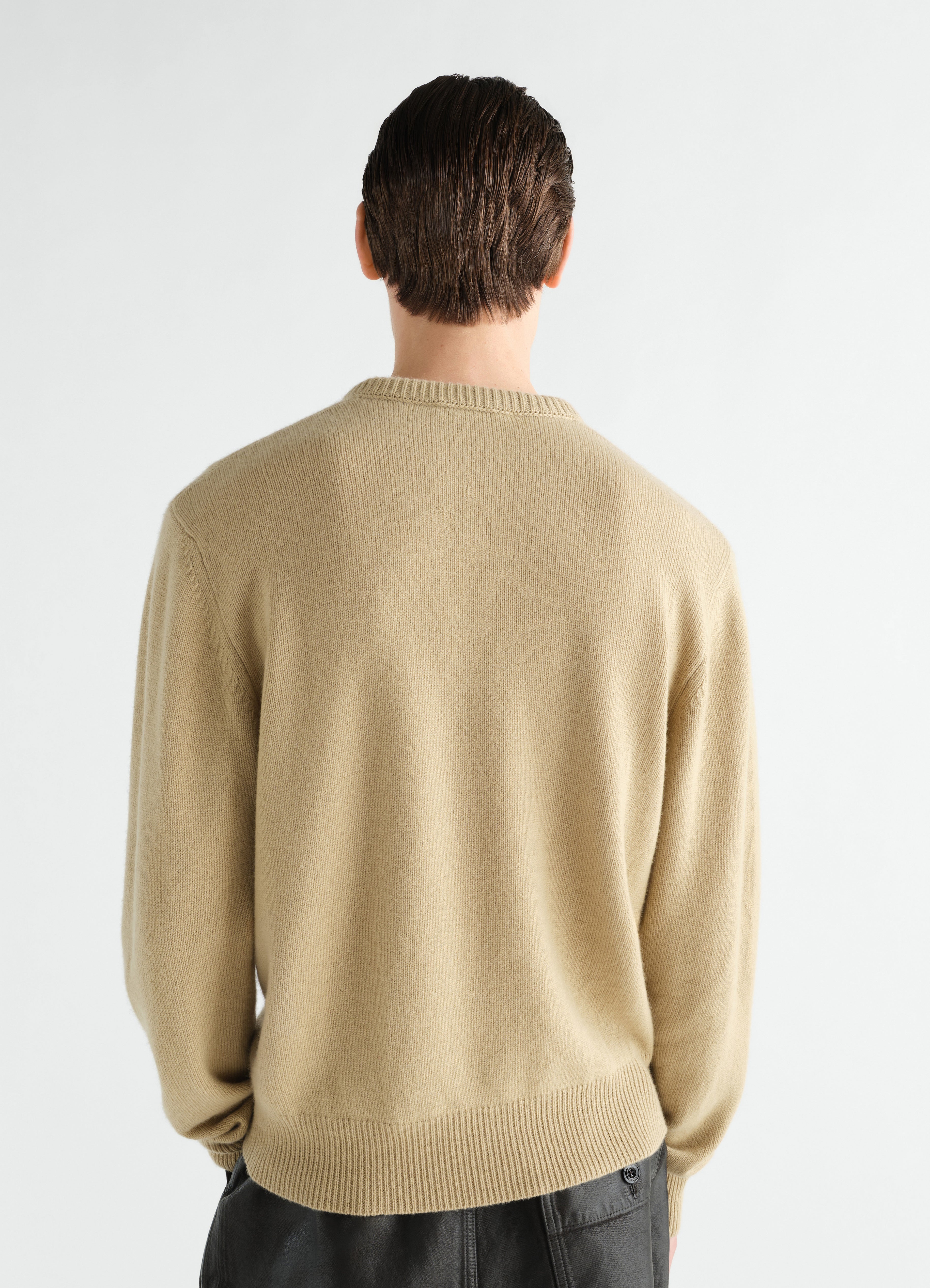 カシミヤのVネックセーター - Linden - Cashmere - ユニセックス | LEMAIRE