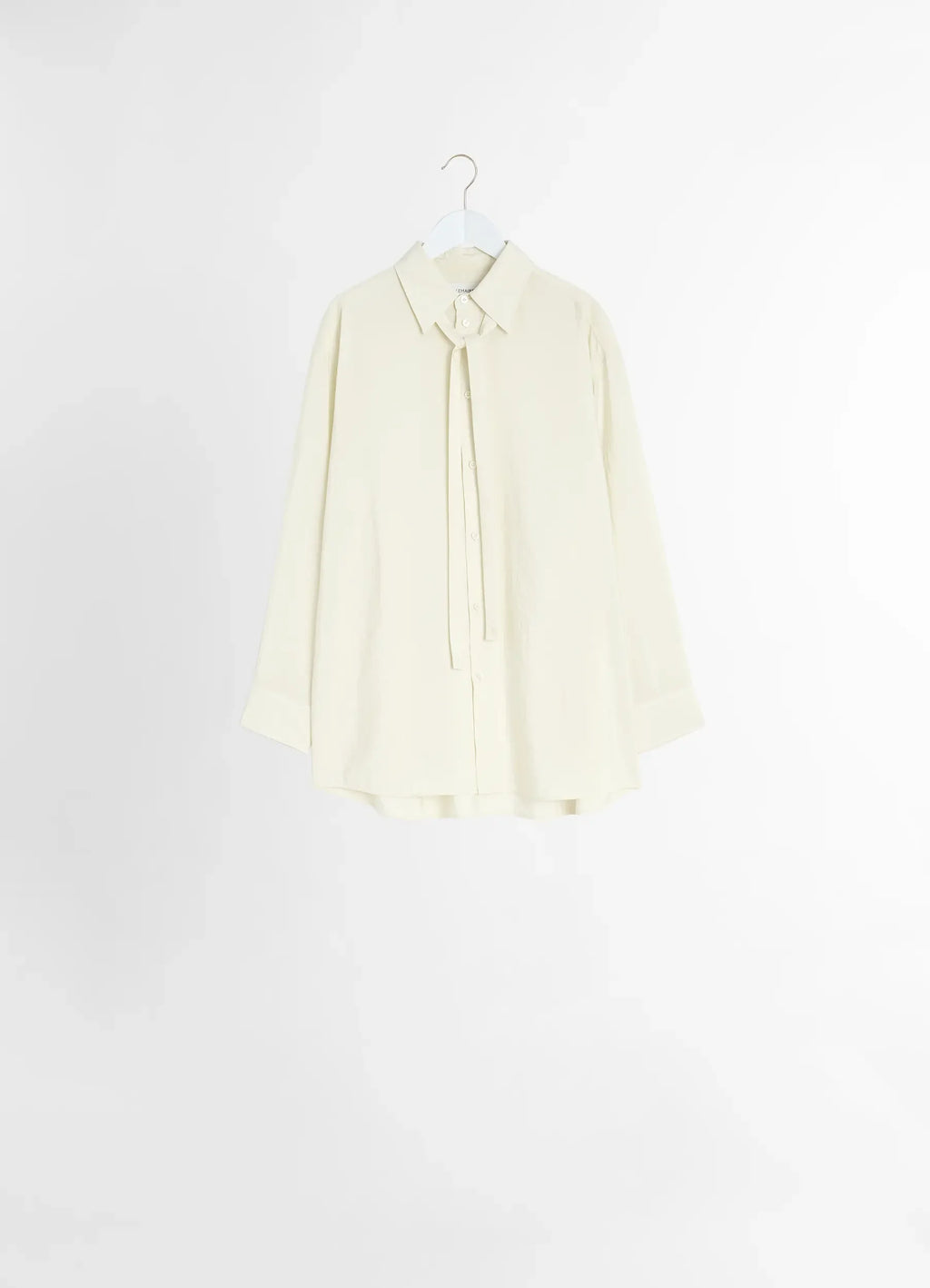 ロング シャツ（タイ付き）