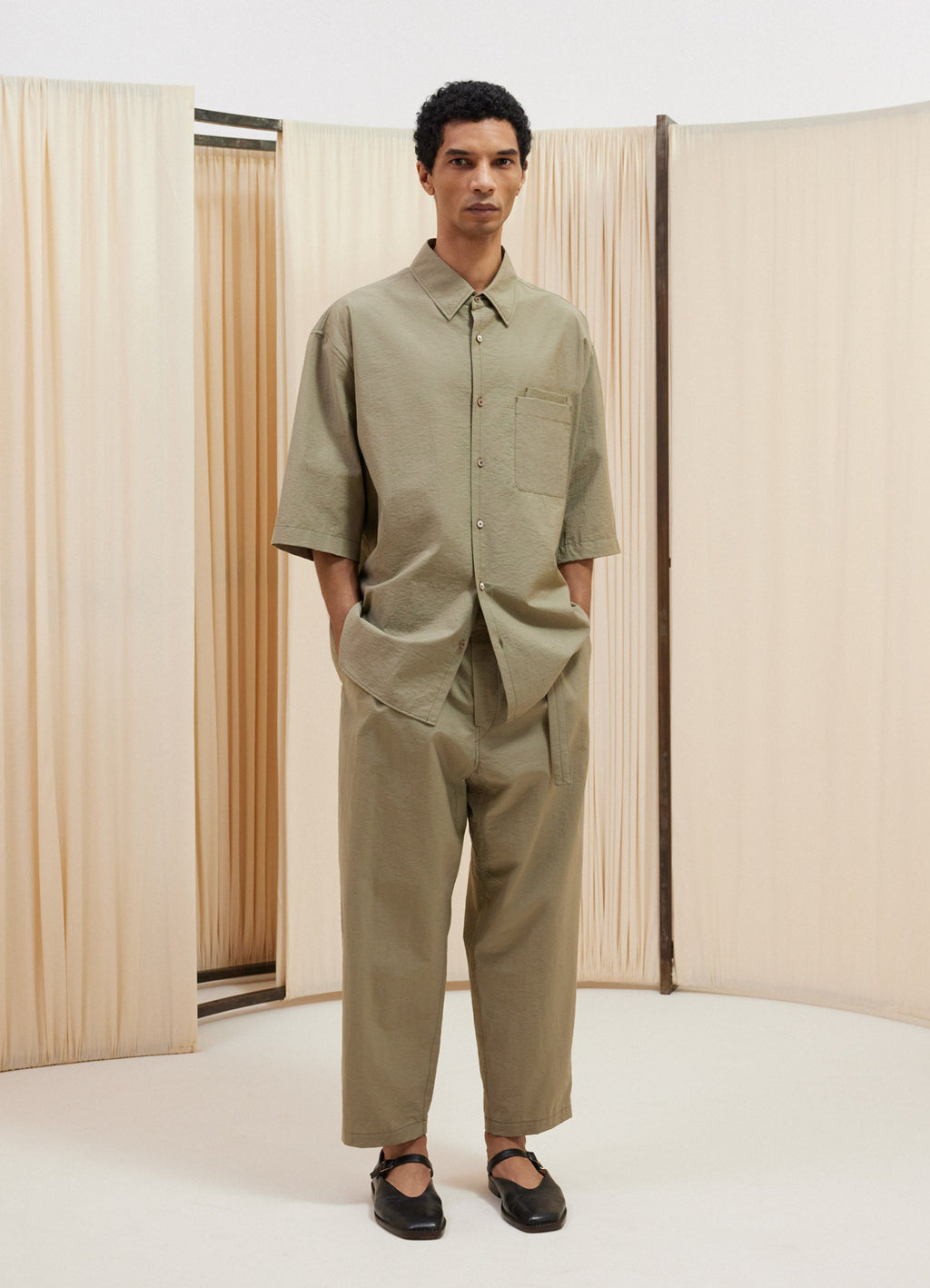 ダブルポケット 半袖シャツ