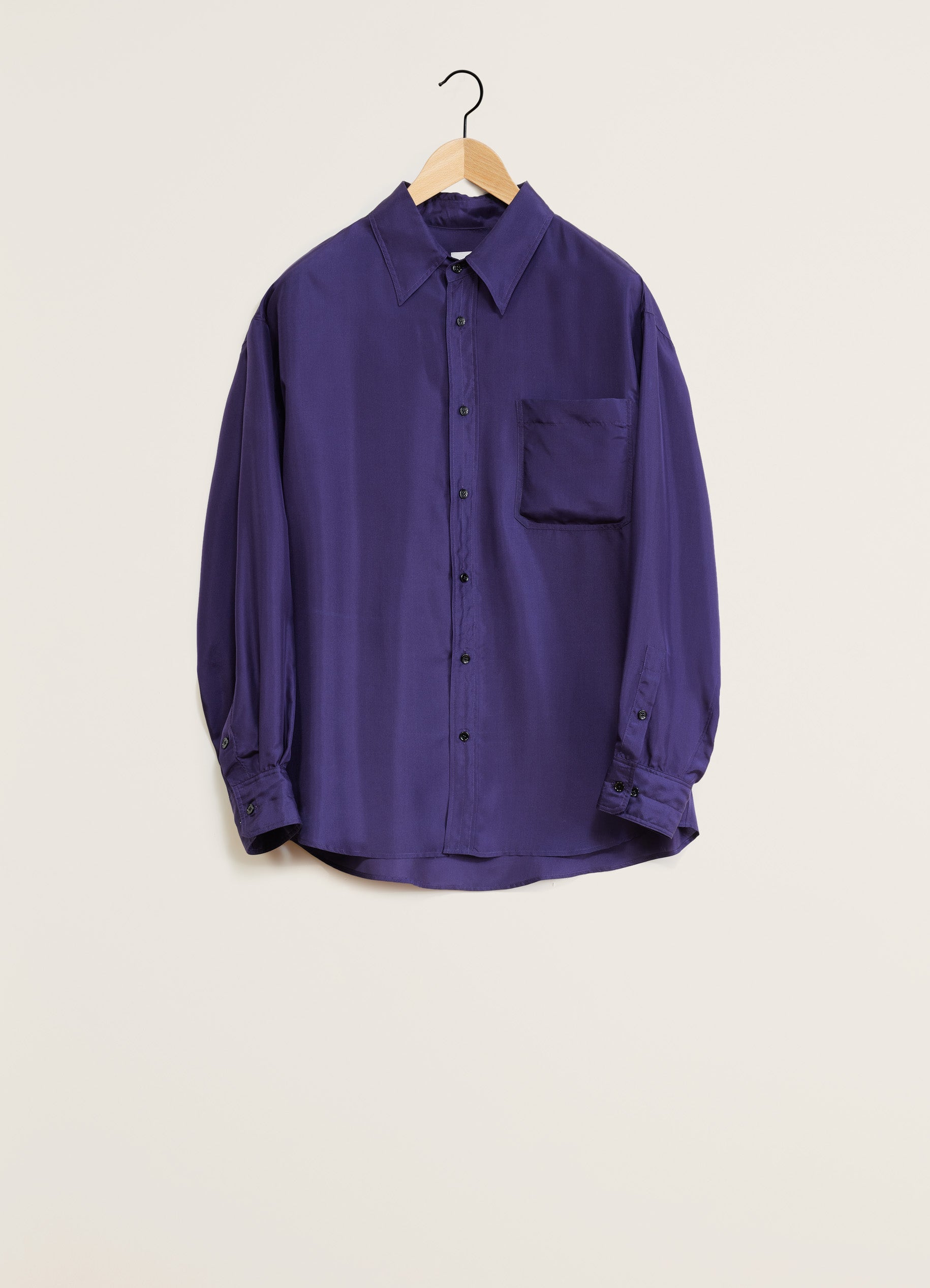 LEMAIRE ARCHIVE】 SILK VOILE BOXY SHIRTS