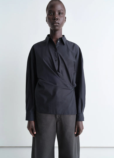 christophe lemaire CHEMISE TWISTED À COL CLASSIQUE