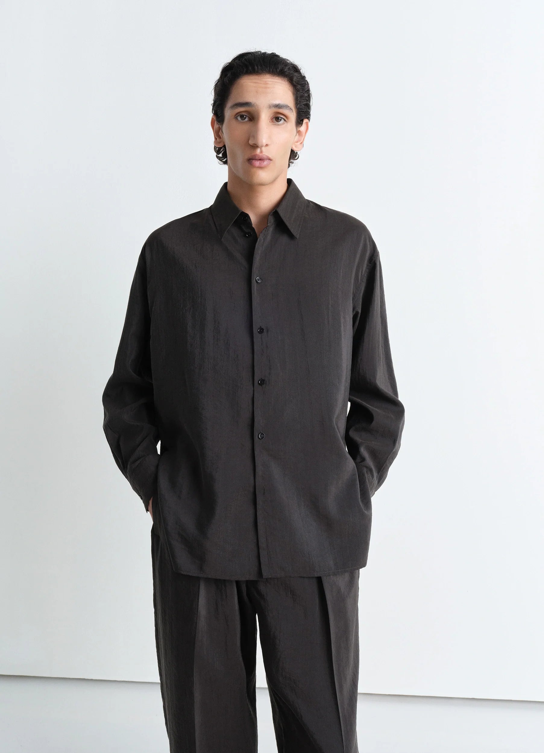 LEMAIRE】ADJUSTABLE TWISTED SHIRT 22SS LEMAIRE】ADJUSTABLE TWISTED SHIRT 22SS