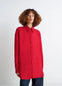 Lemaire Flowing Shirt in Parachute Silk Chiffon, model shot, Front view Oversized fluid fit