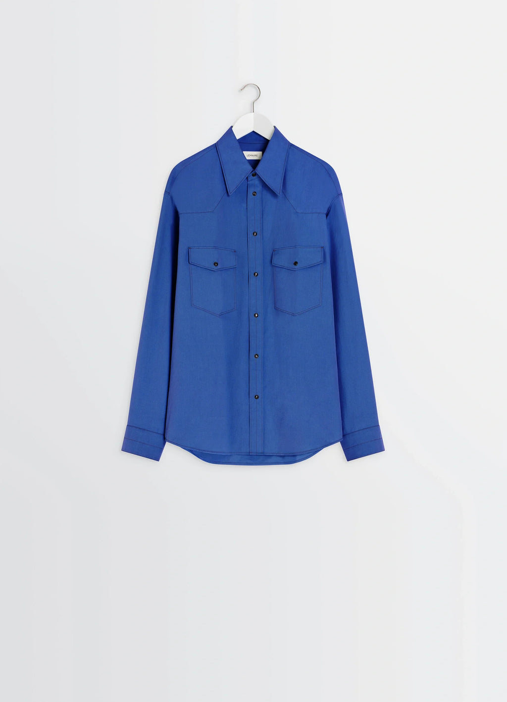 Western Shirt in Not specified, product shot, hanging view dual front pockets