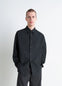 Lemaire Regular Shirt in Washed Cotton Silk, model shot, Front view Straight fit