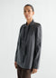 ASCOT BLOUSE IN WASHED COTTON SILK