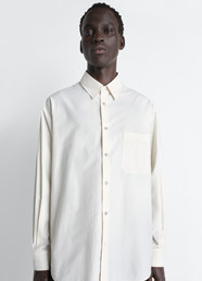 CHEMISE EN COTON ET SOIE LAVÉE