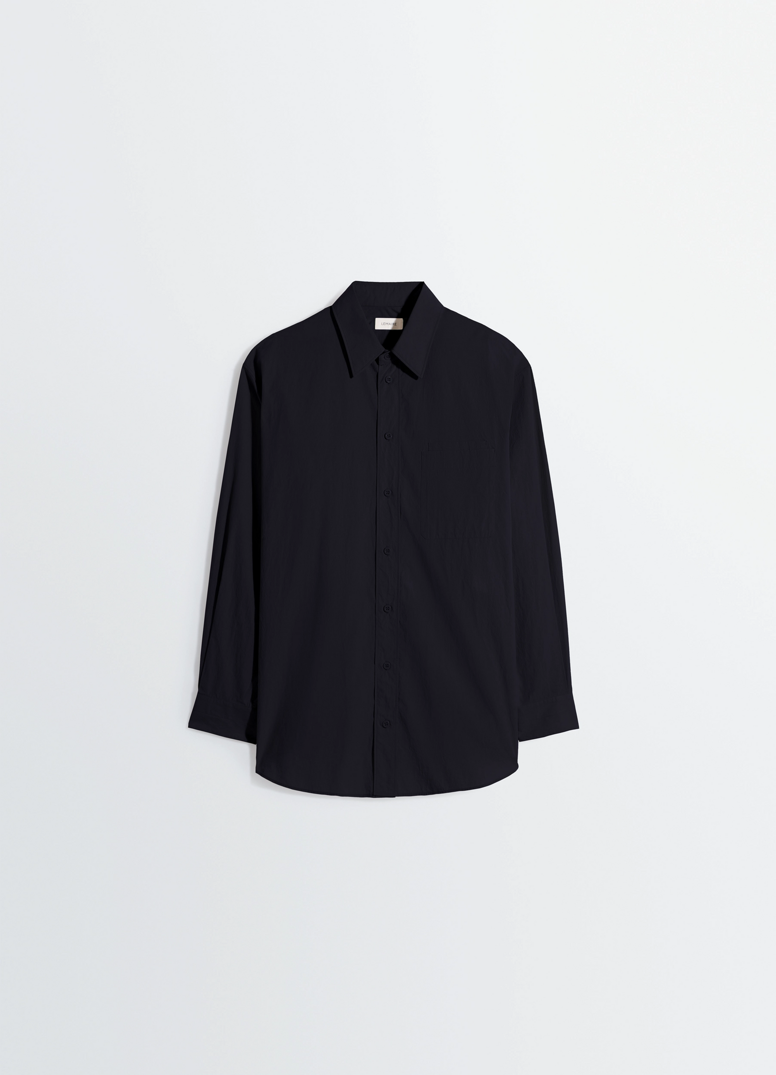 Two pocket shirt in crepe cotton