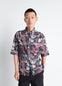 SHORT SLEEVE SHIRT IN FLORAL PRINTED COTTON