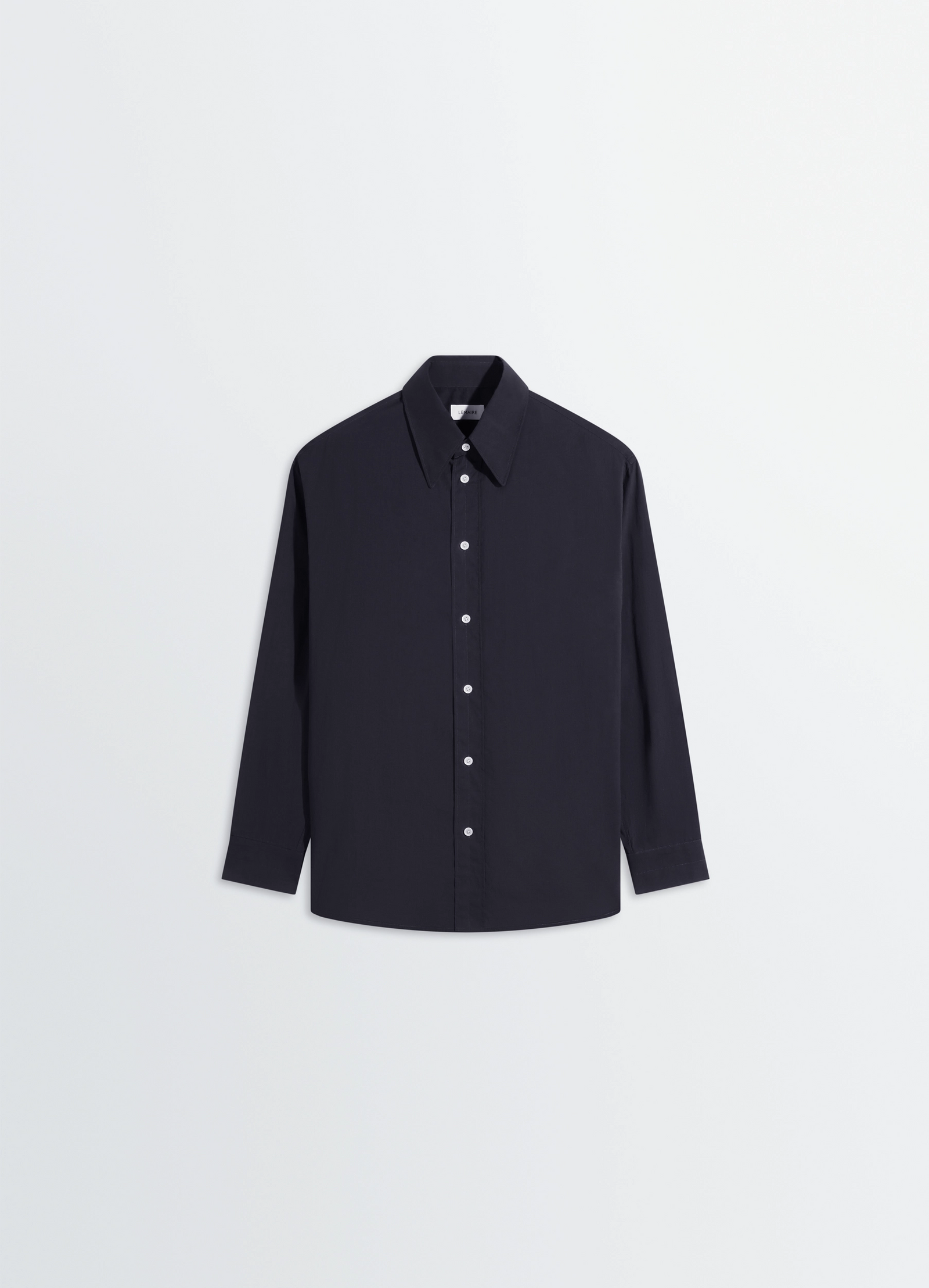 Soft shirt in washed cotton muslin