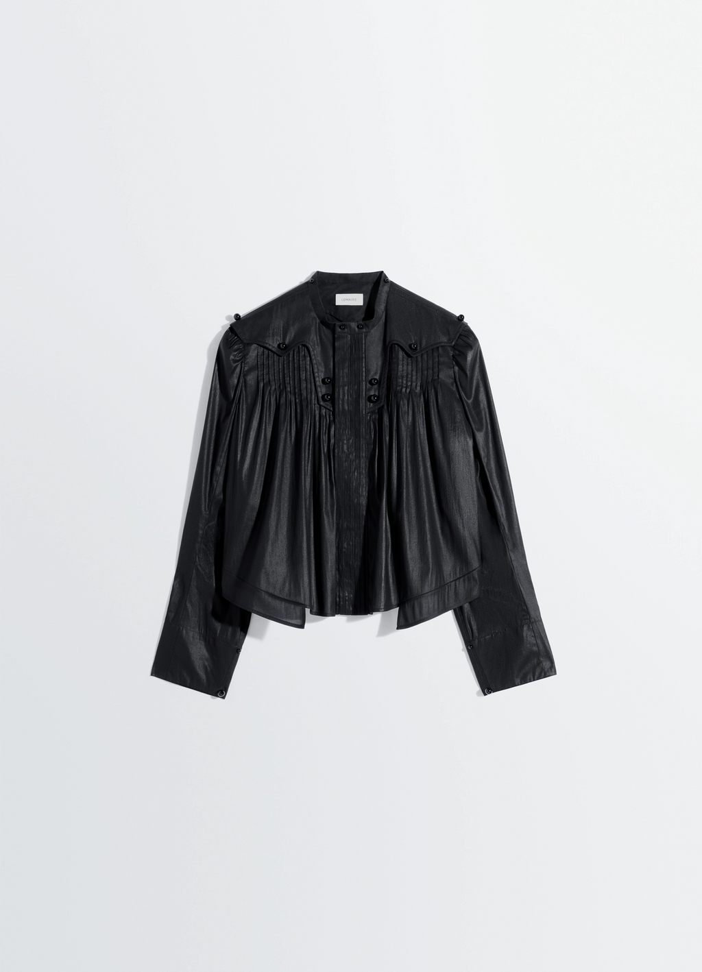 Blouse plissée en toile chintzée